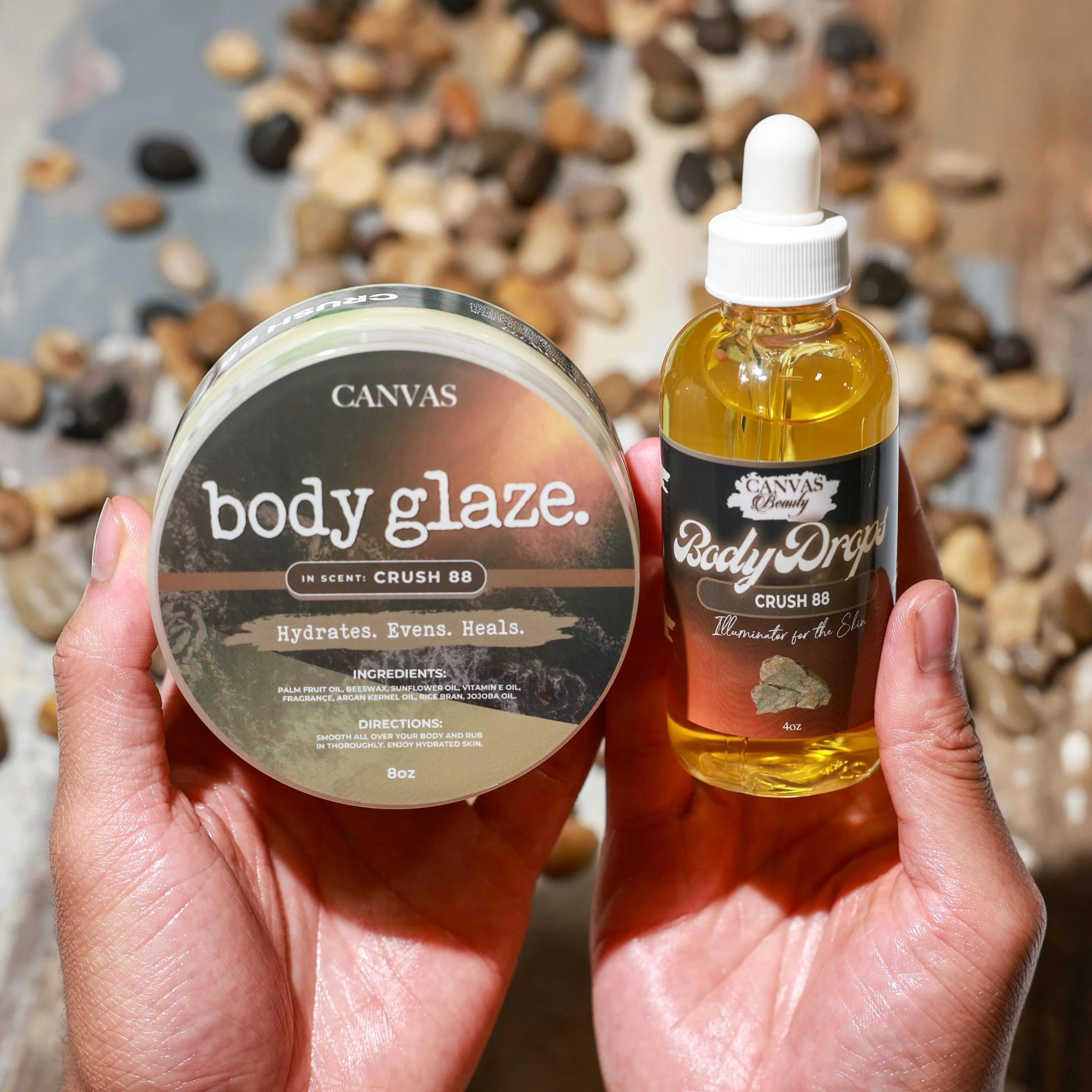 BODY GLAZE & BODY DROPS DUO: CRUSH 88