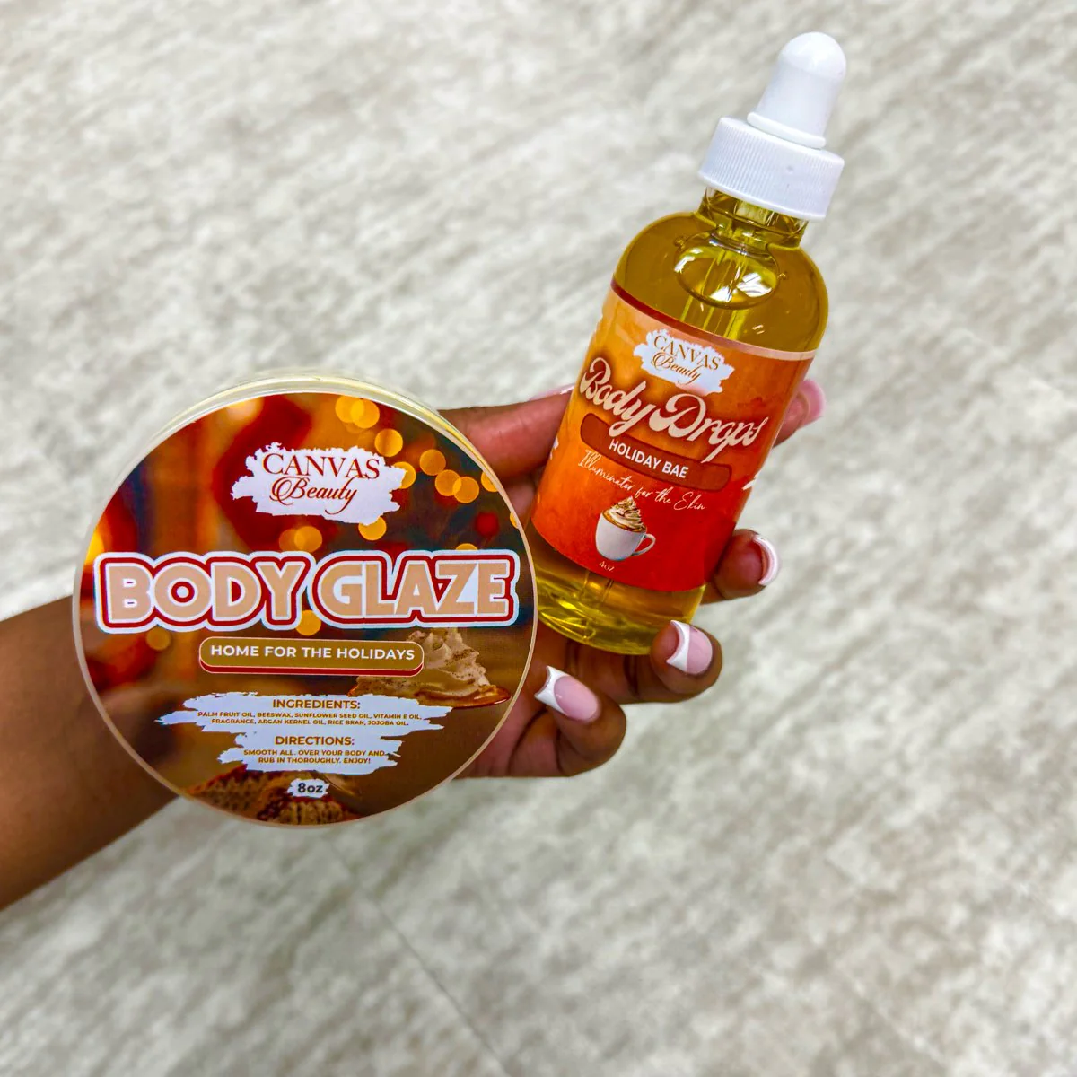 BODY GLAZE & BODY DROPS DUO: HOLIDAY BAE