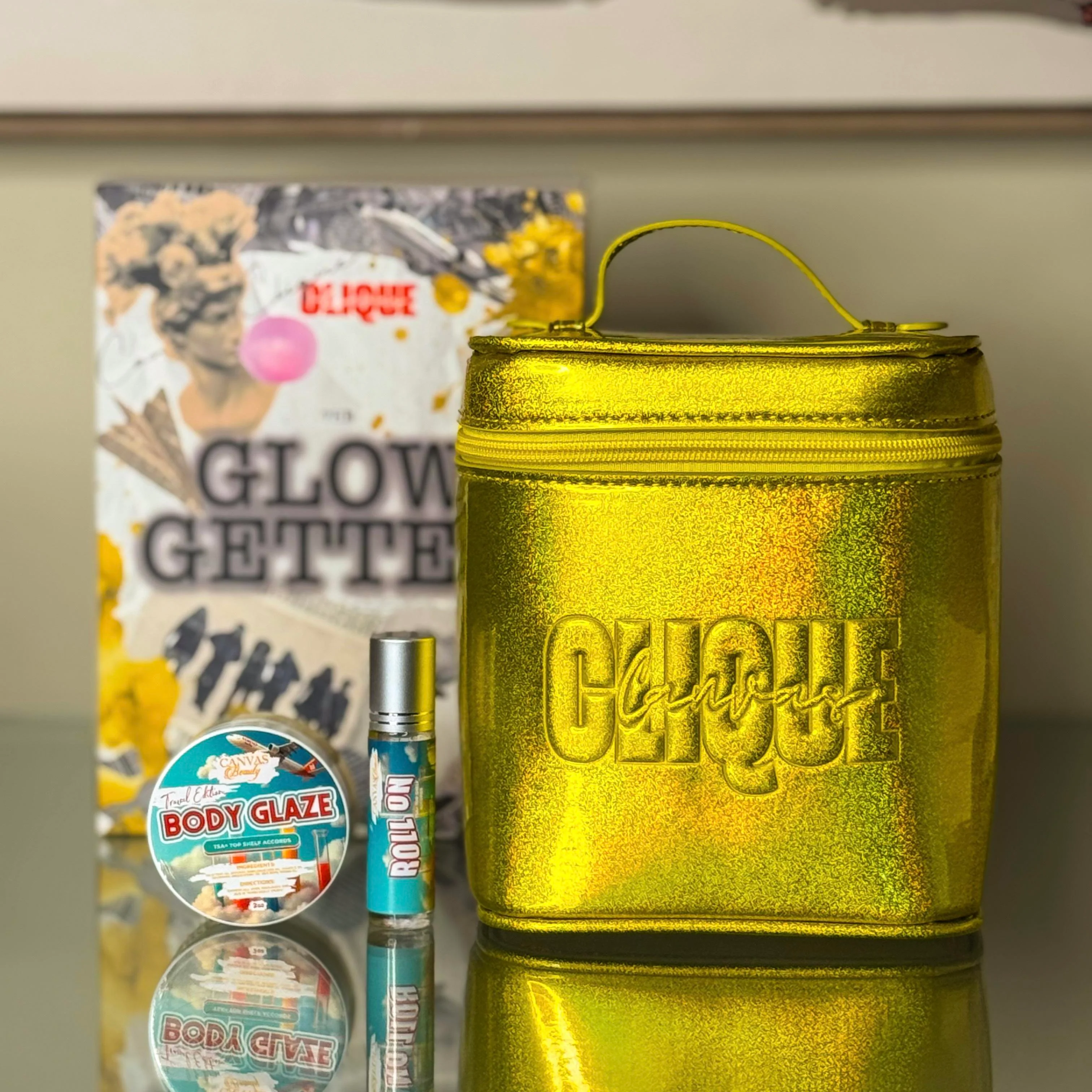 GLOW GETTER HOLOGRAPHIC TRAVELERS- GOLD DUST