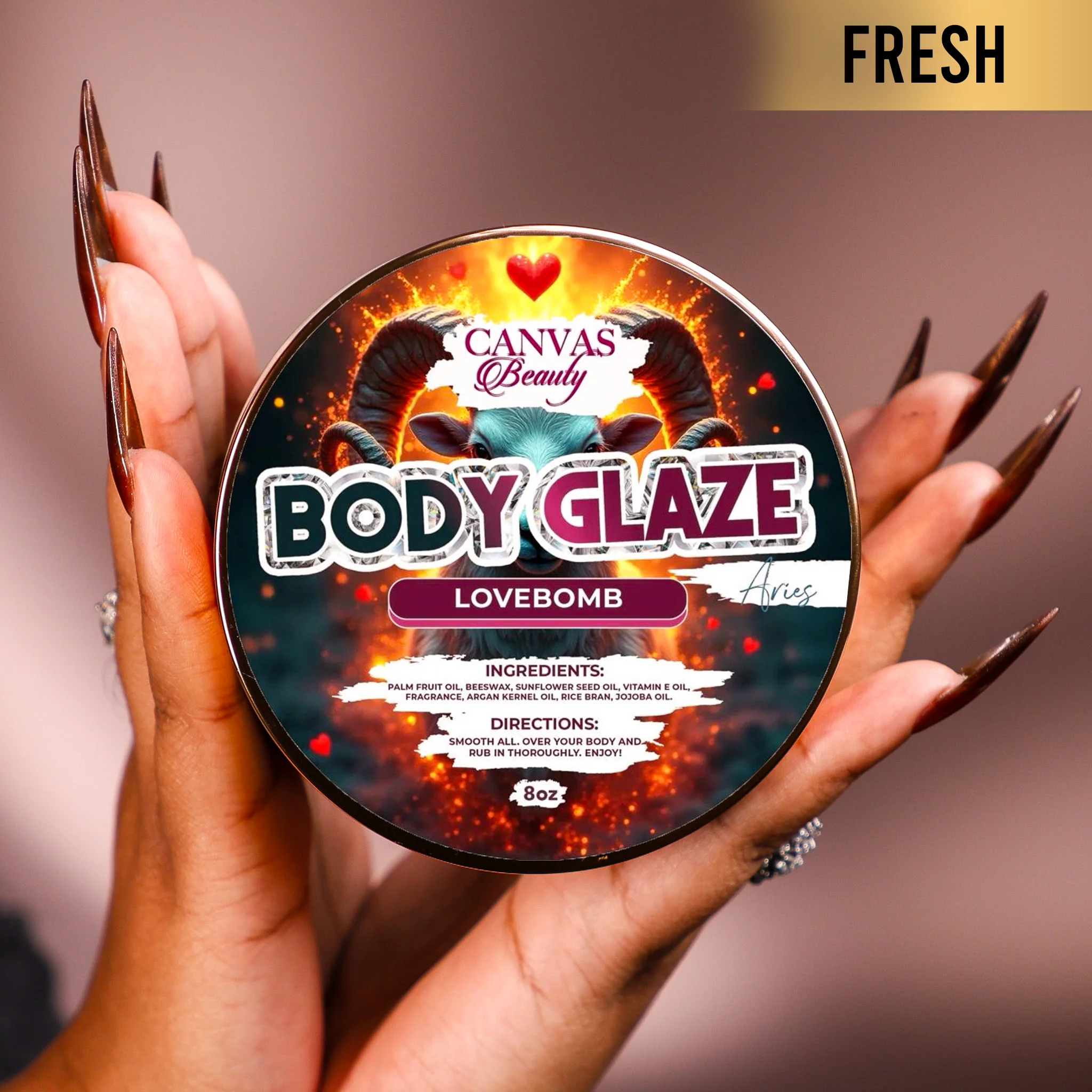 Inspired by Zodiac BODY GLAZE: LOVEBOMB (ARIES) - Image 3