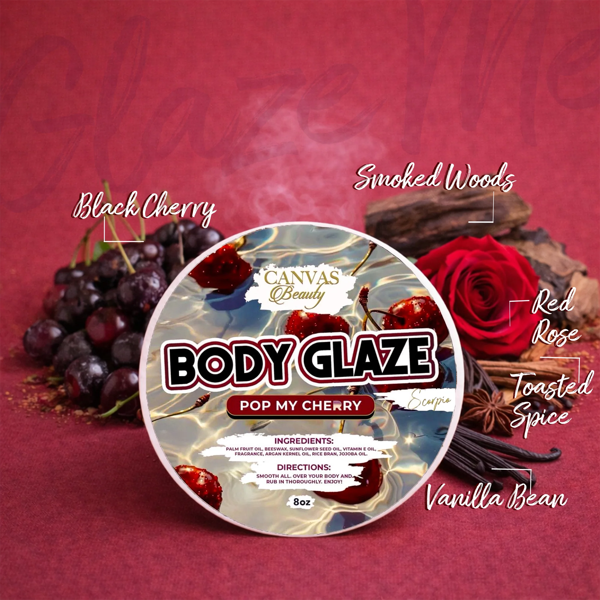 Inspired by Zodiac BODY GLAZE: POP MY CHERRY (SCORPIO) - Image 2