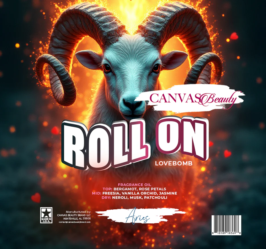 Inspired by Zodiac ROLL ON FRAGRANCE OIL: LOVEBOMB (ARIES)