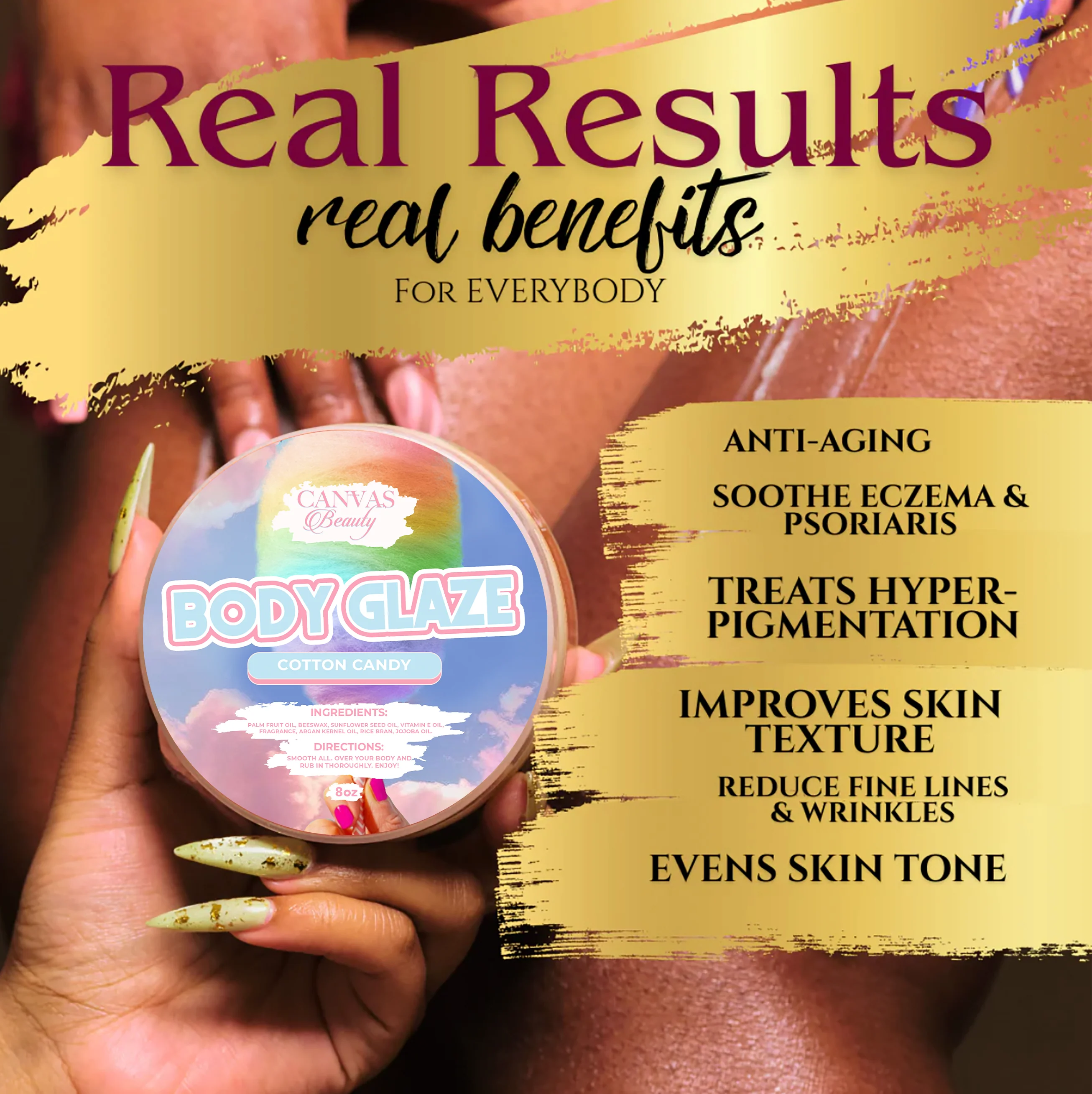 (NEW) BODY GLAZE: COTTON CANDY - Image 2