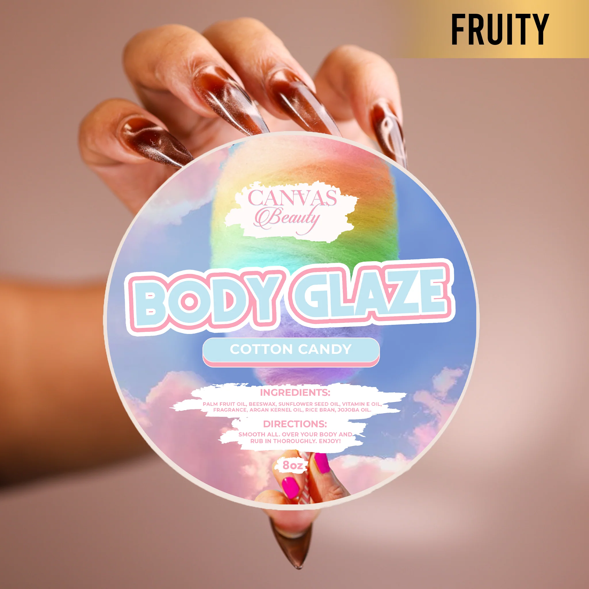 (NEW) BODY GLAZE: COTTON CANDY - Image 4