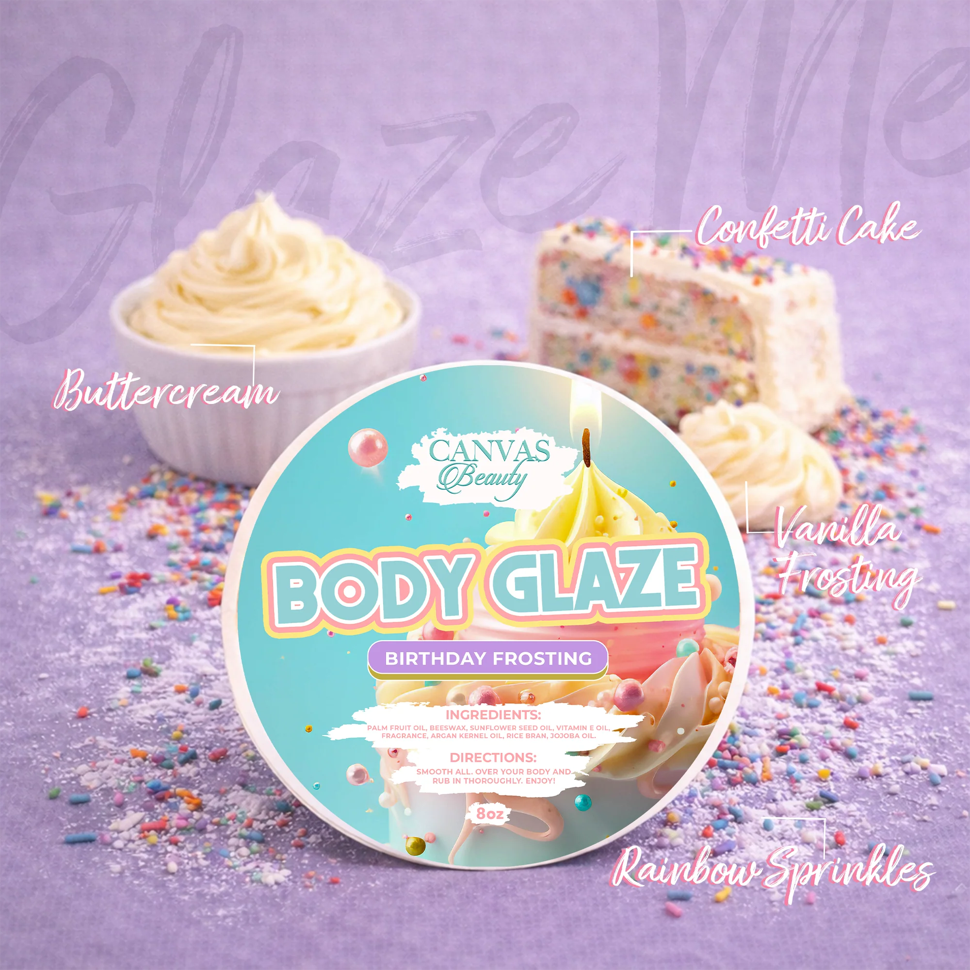(NEW) BODY GLAZE: BIRTHDAY FROSTING - Image 3