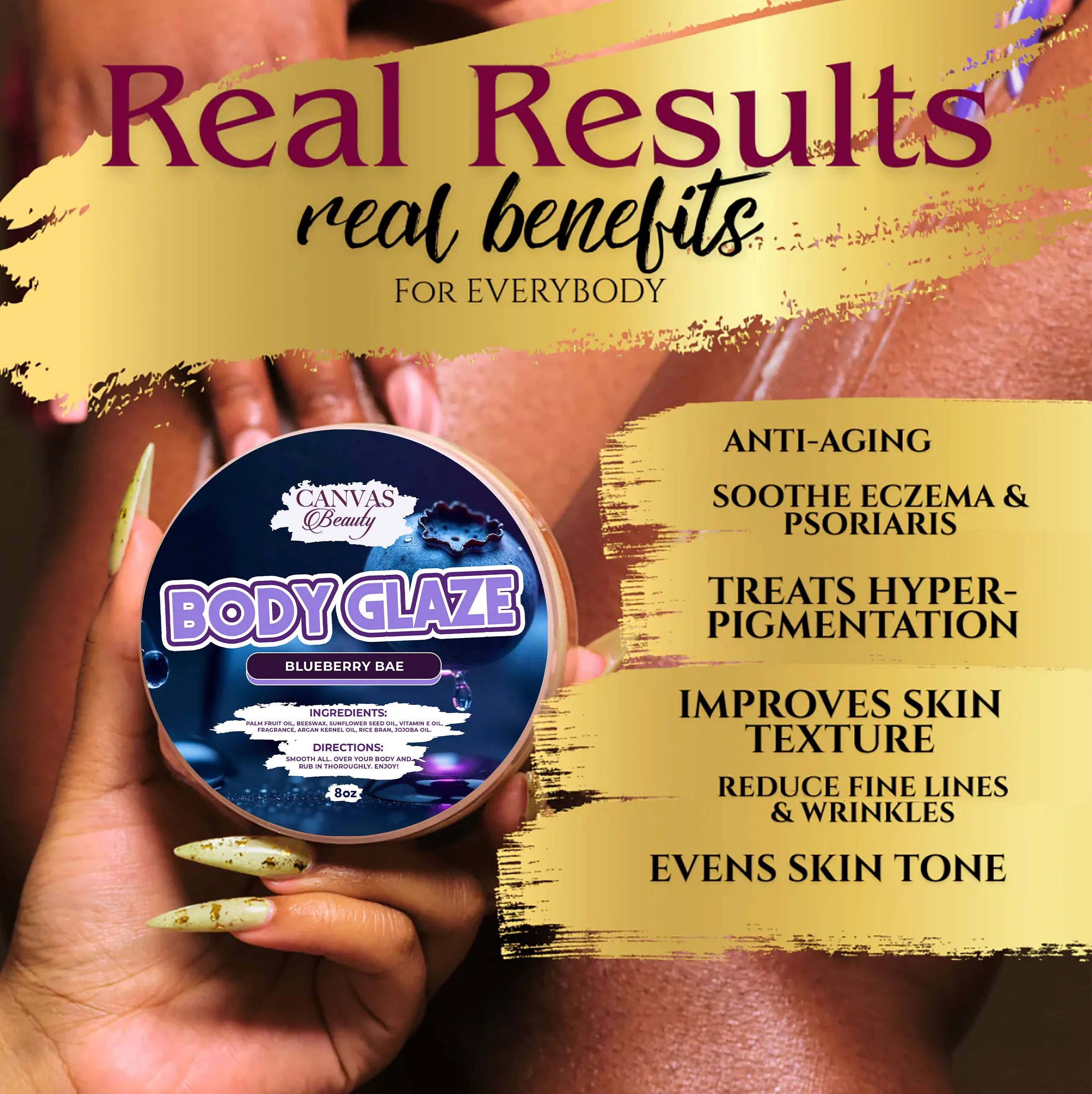 (NEW) BODY GLAZE: BLUEBERRY BAE - Image 2