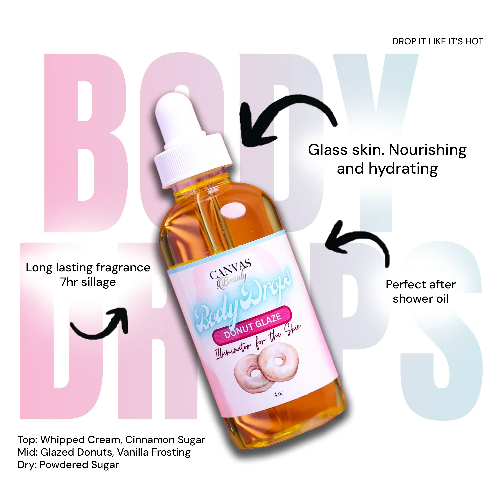 (NEW) BODY DROPS: GLAZED DONUT - Image 2