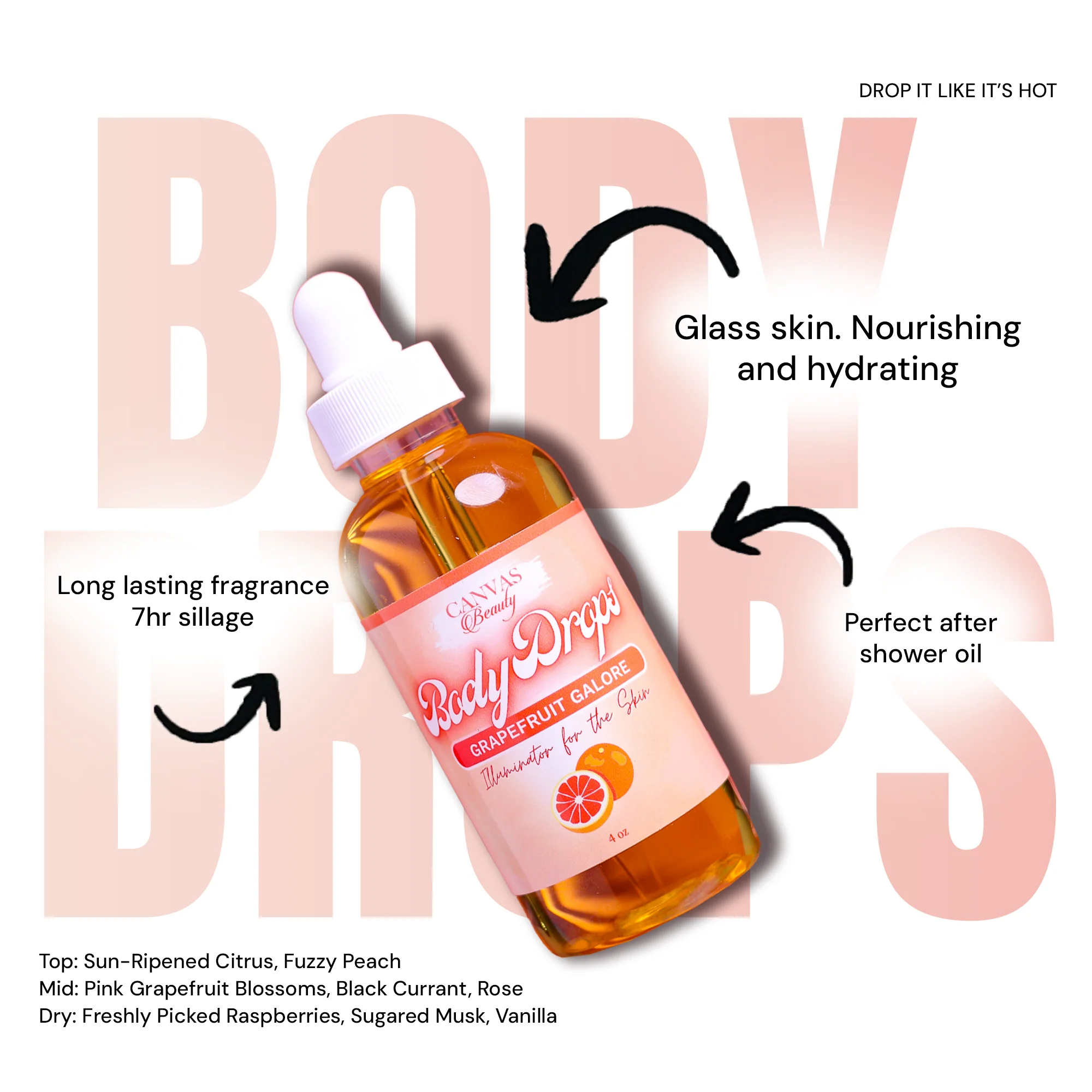 (NEW) BODY DROPS: GRAPEFRUIT GALORE - Image 2