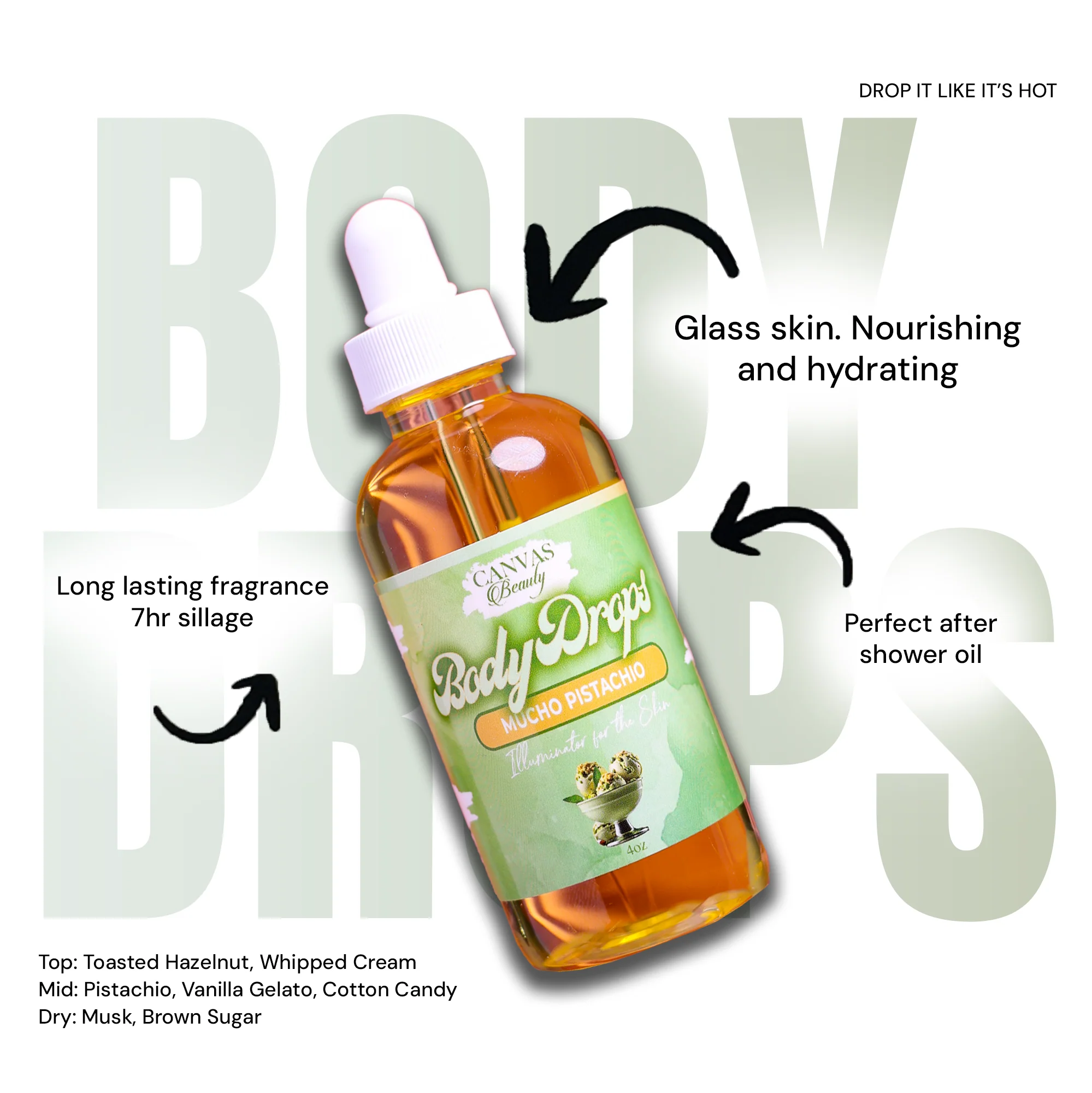 (NEW) BODY DROPS: MUCHO PISTACHIO - Image 2