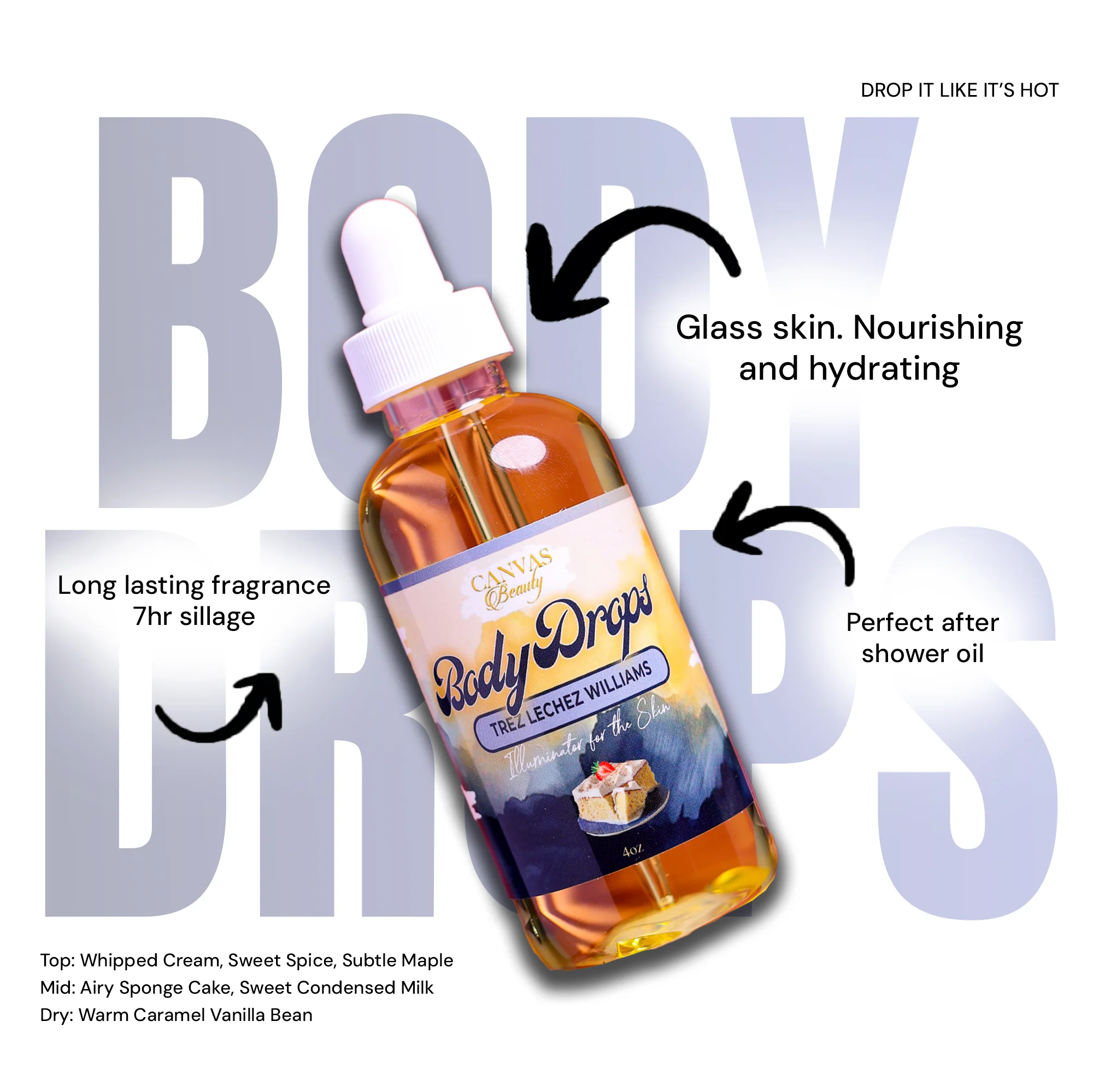(NEW) BODY DROPS: LIMITED EDITION TREZ LECHEZ WILLIAMS - Image 2
