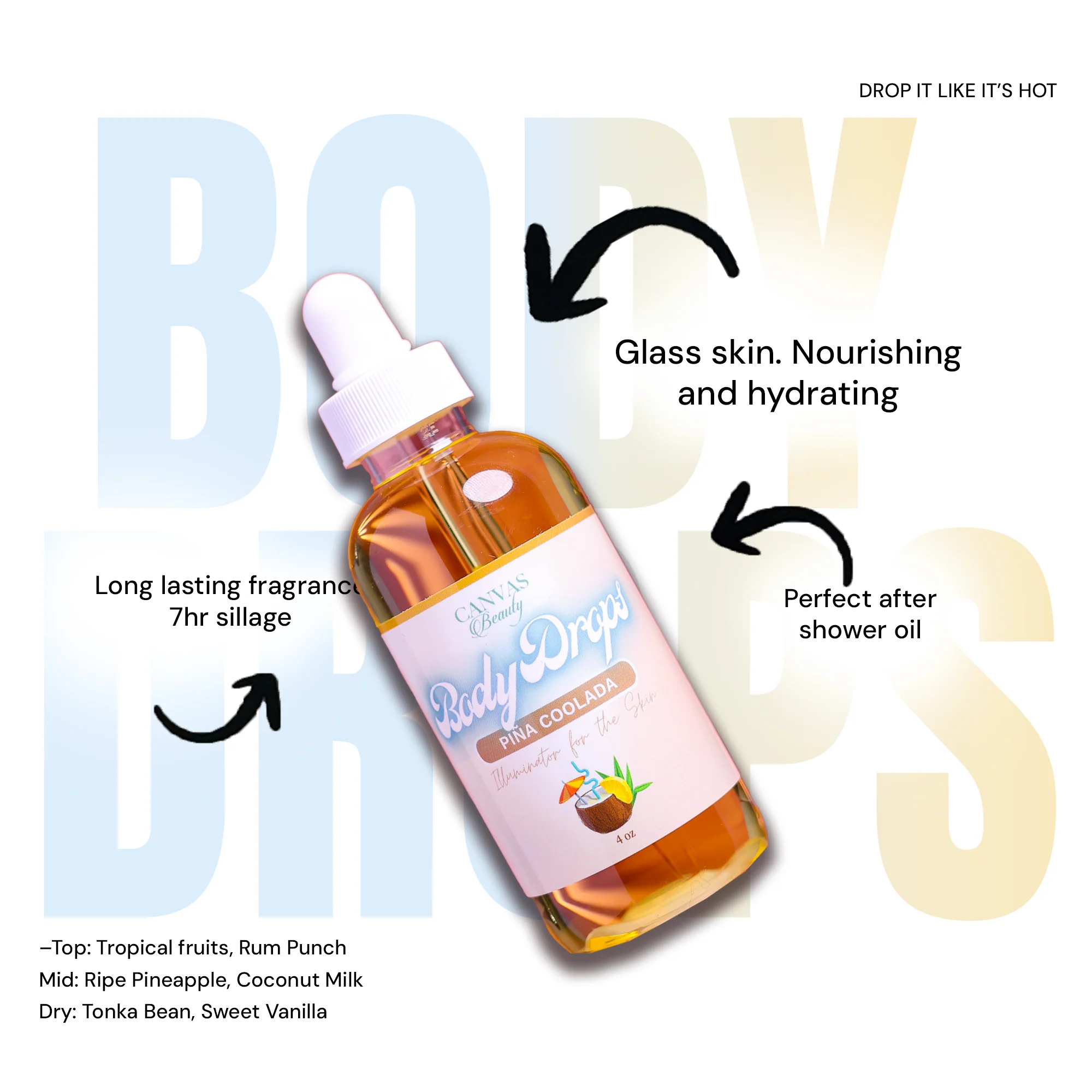 (NEW) BODY DROPS: PINA COOLADA - Image 2