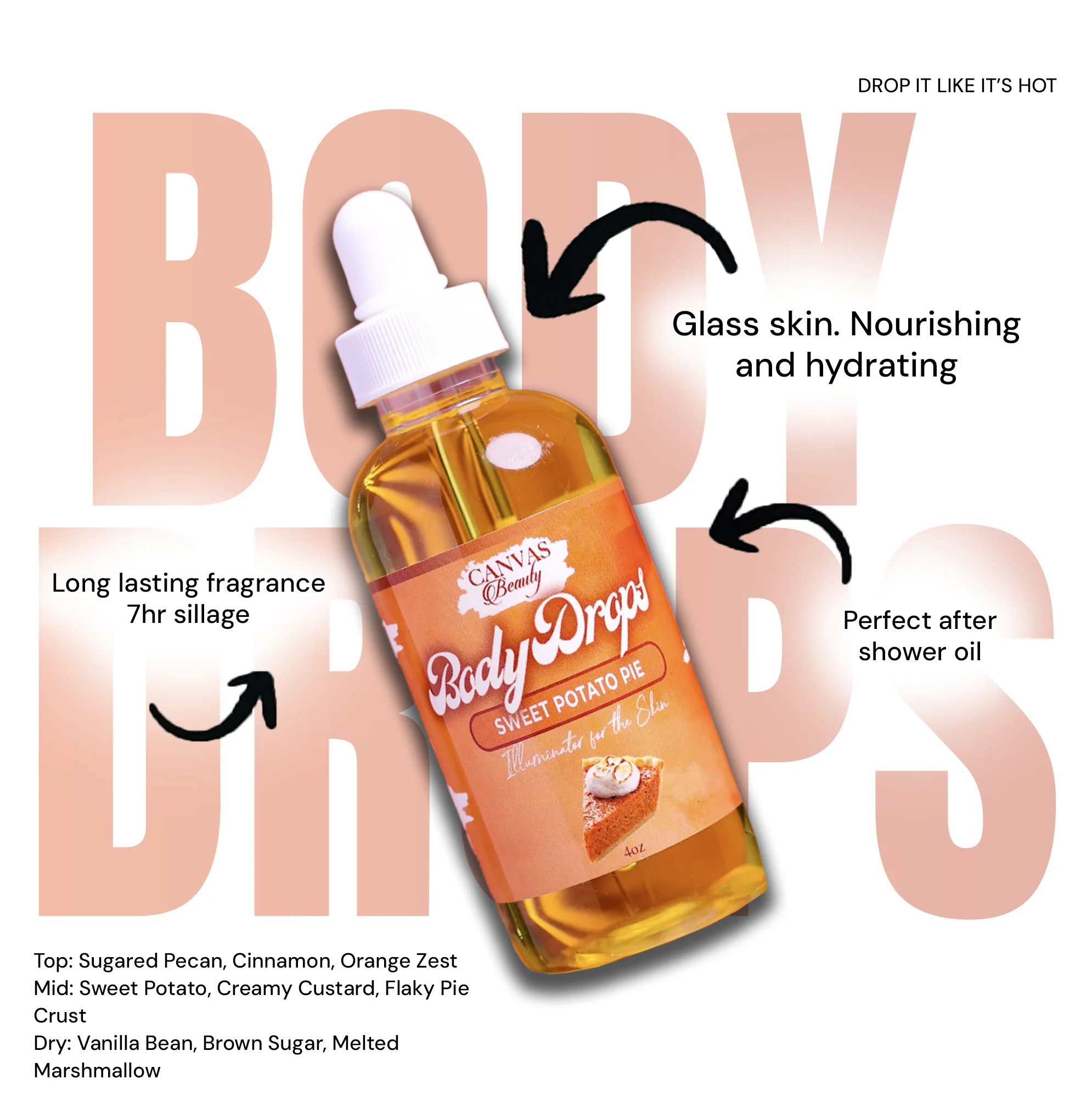 (NEW) BODY DROPS: SWEET POTATO PIE - Image 2