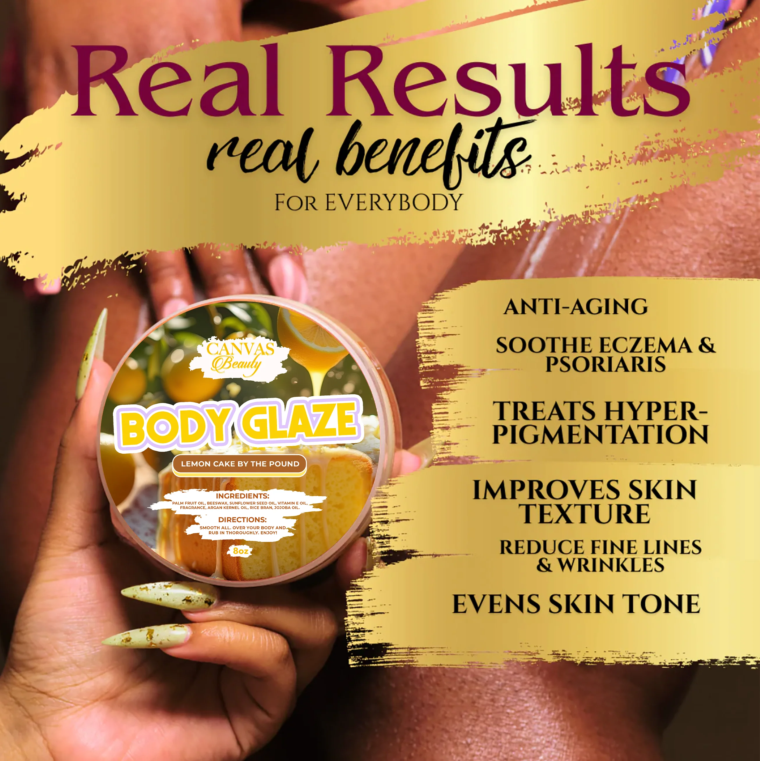 (NEW) BODY GLAZE: LEMON CAKE BY THE POUND - Image 2