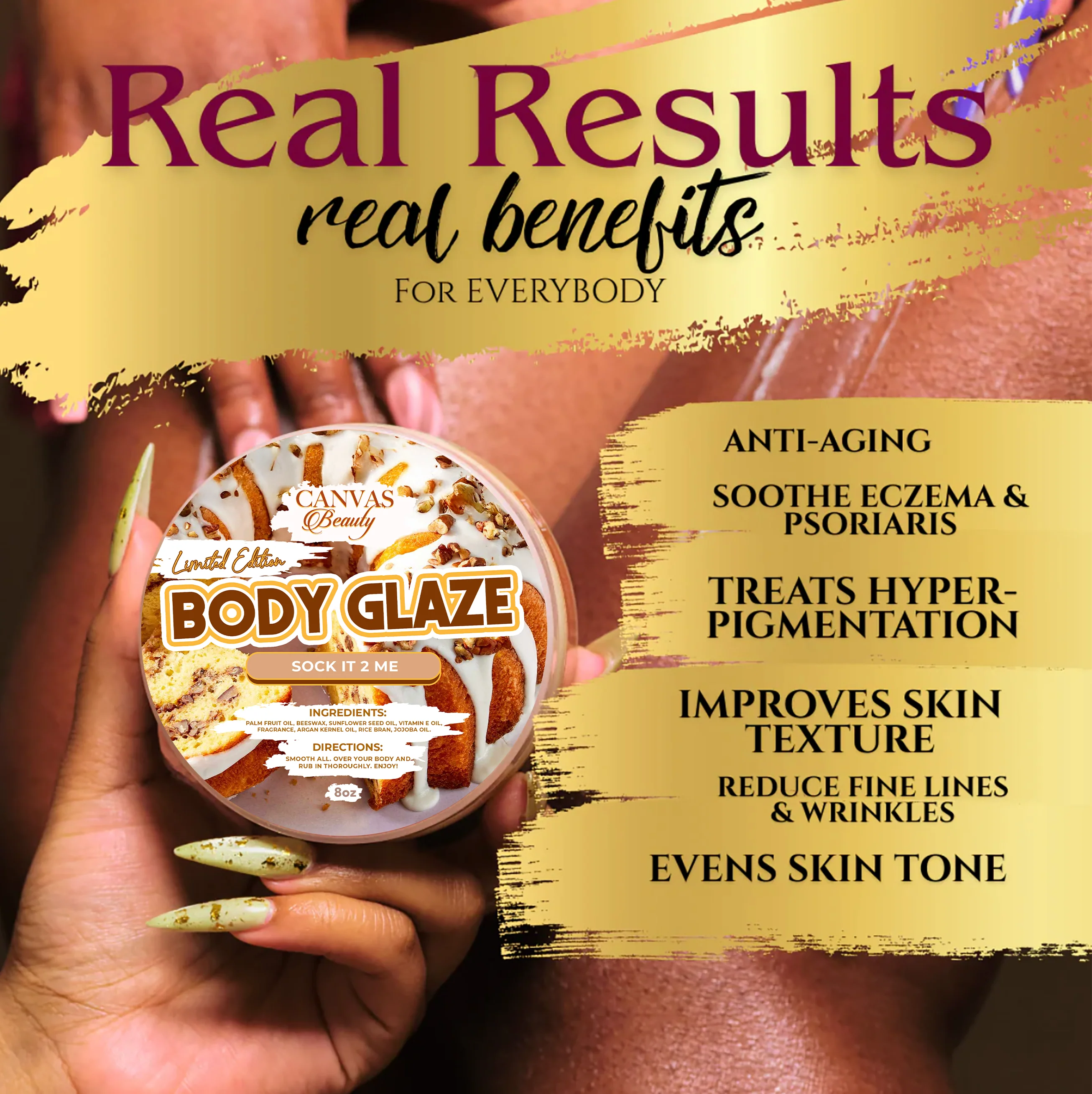 (NEW) BODY GLAZE: LIMITED EDITION SOCK IT 2 ME - Image 2