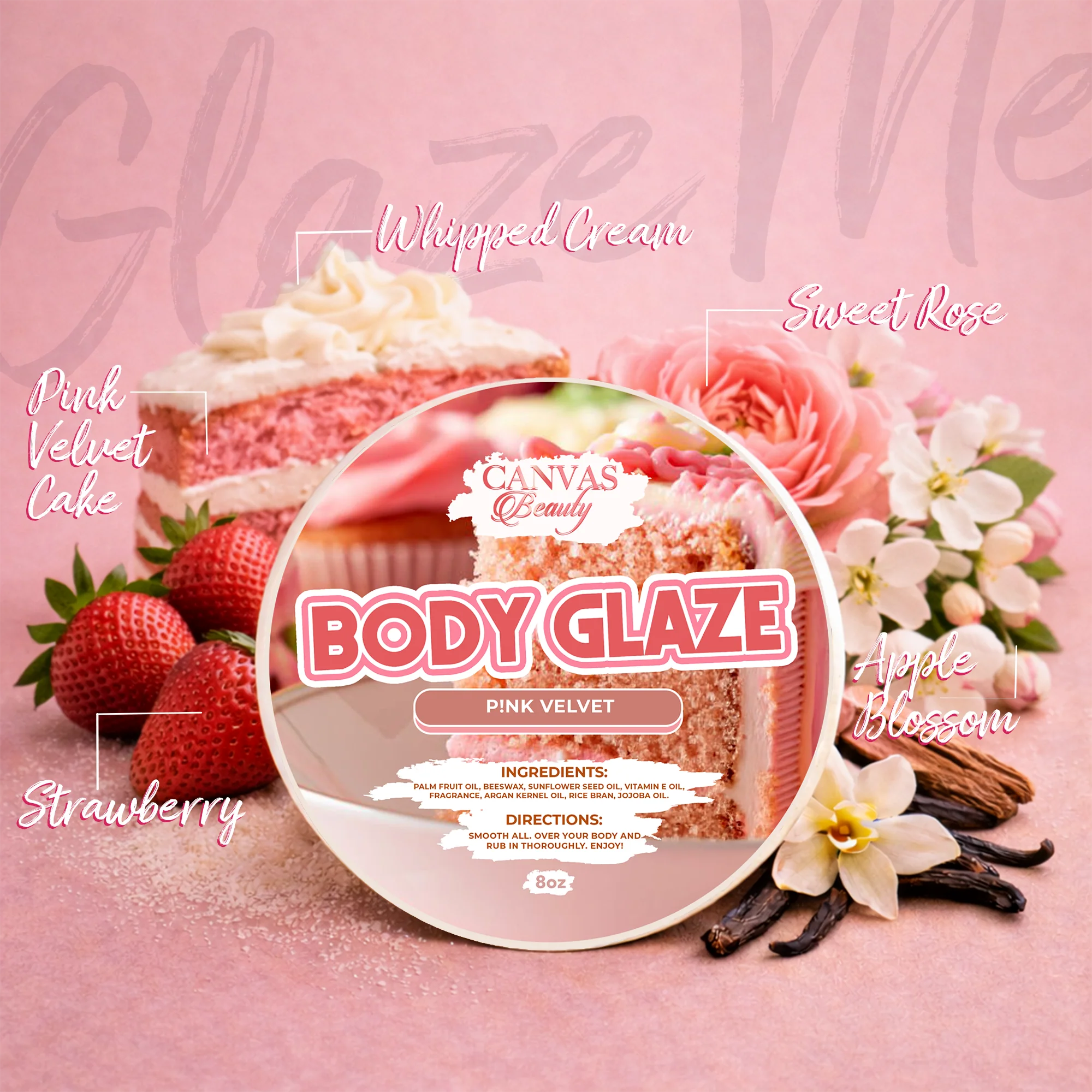 (NEW) BODY GLAZE: PINK VELVET - Image 3