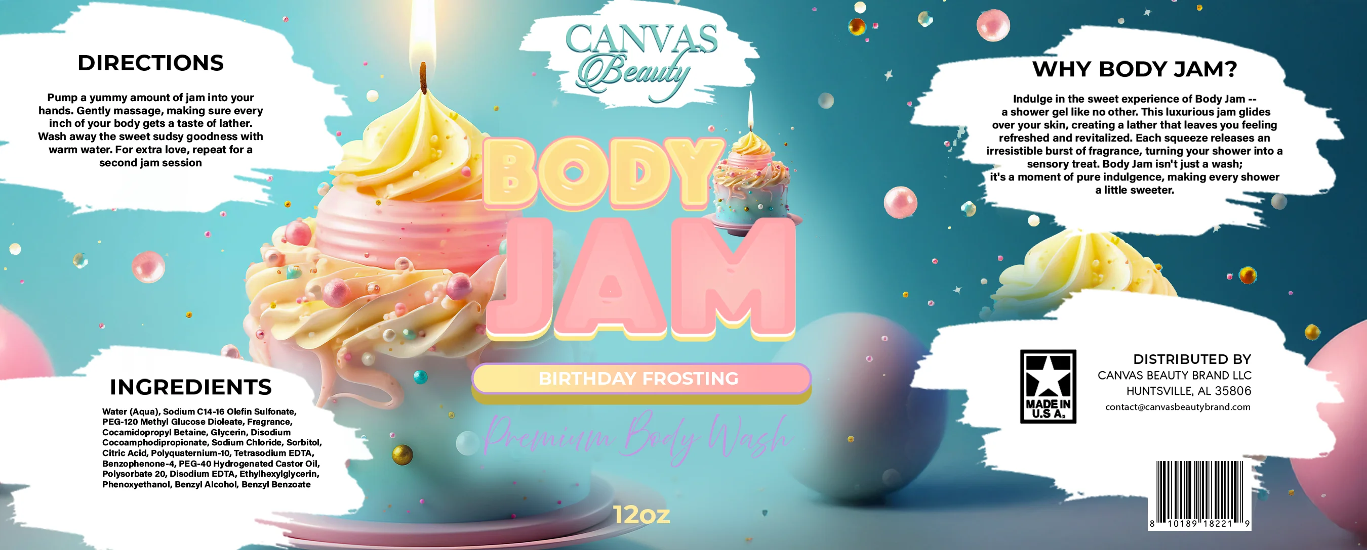(NEW) BODY JAM: BIRTHDAY FROSTING