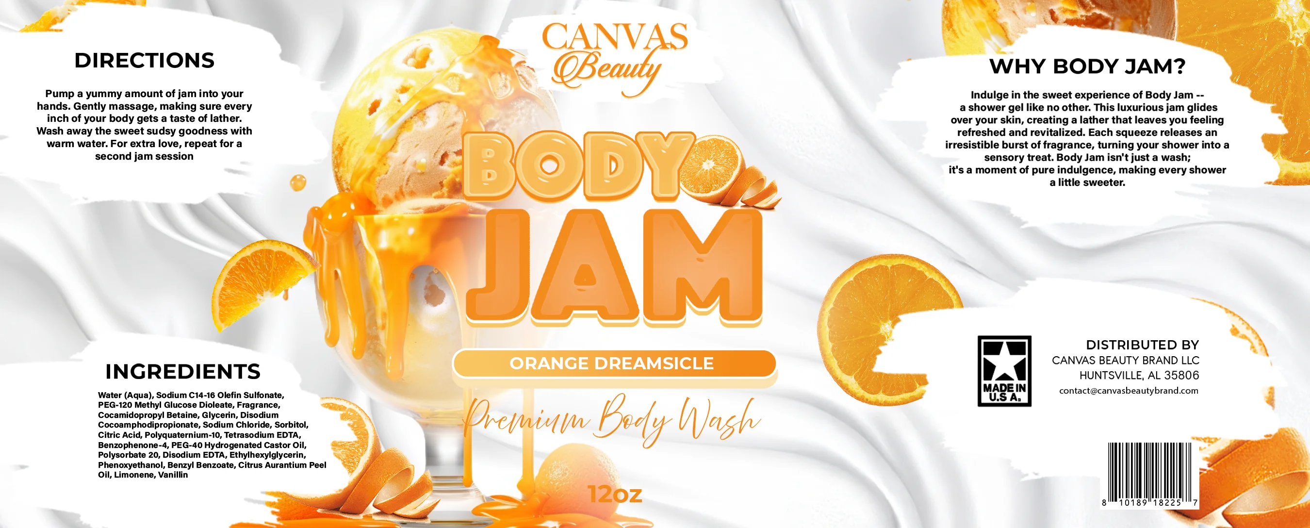 (NEW) BODY JAM: ORANGE DREAMSICLE