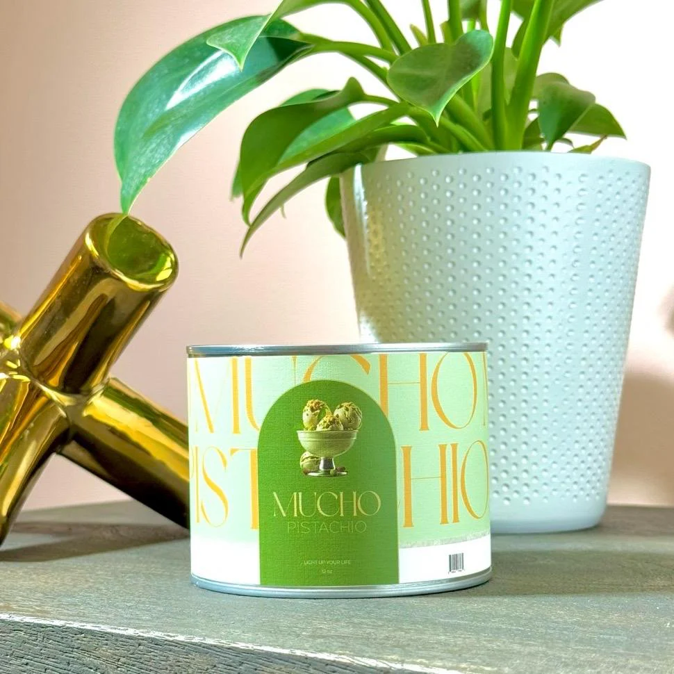 (NEW) CANDLE: MUCHO PISTACHIO