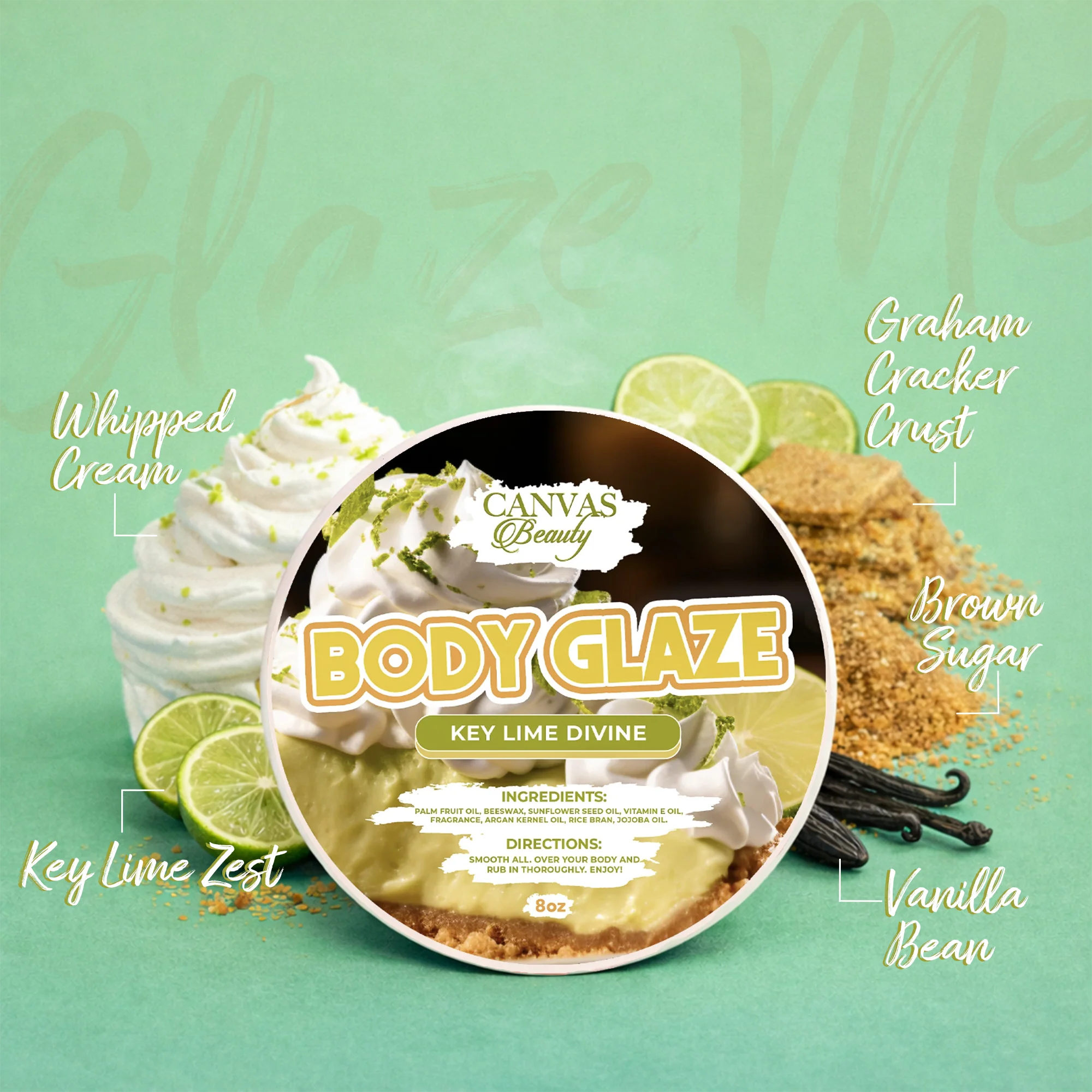 (NEW) BODY GLAZE: KEY LIME DIVINE - Image 3