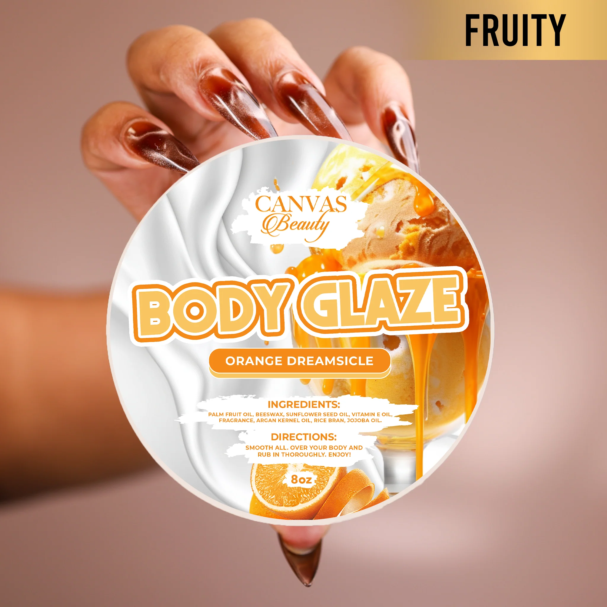 (NEW) BODY GLAZE: ORANGE DREAMSICLE - Image 4