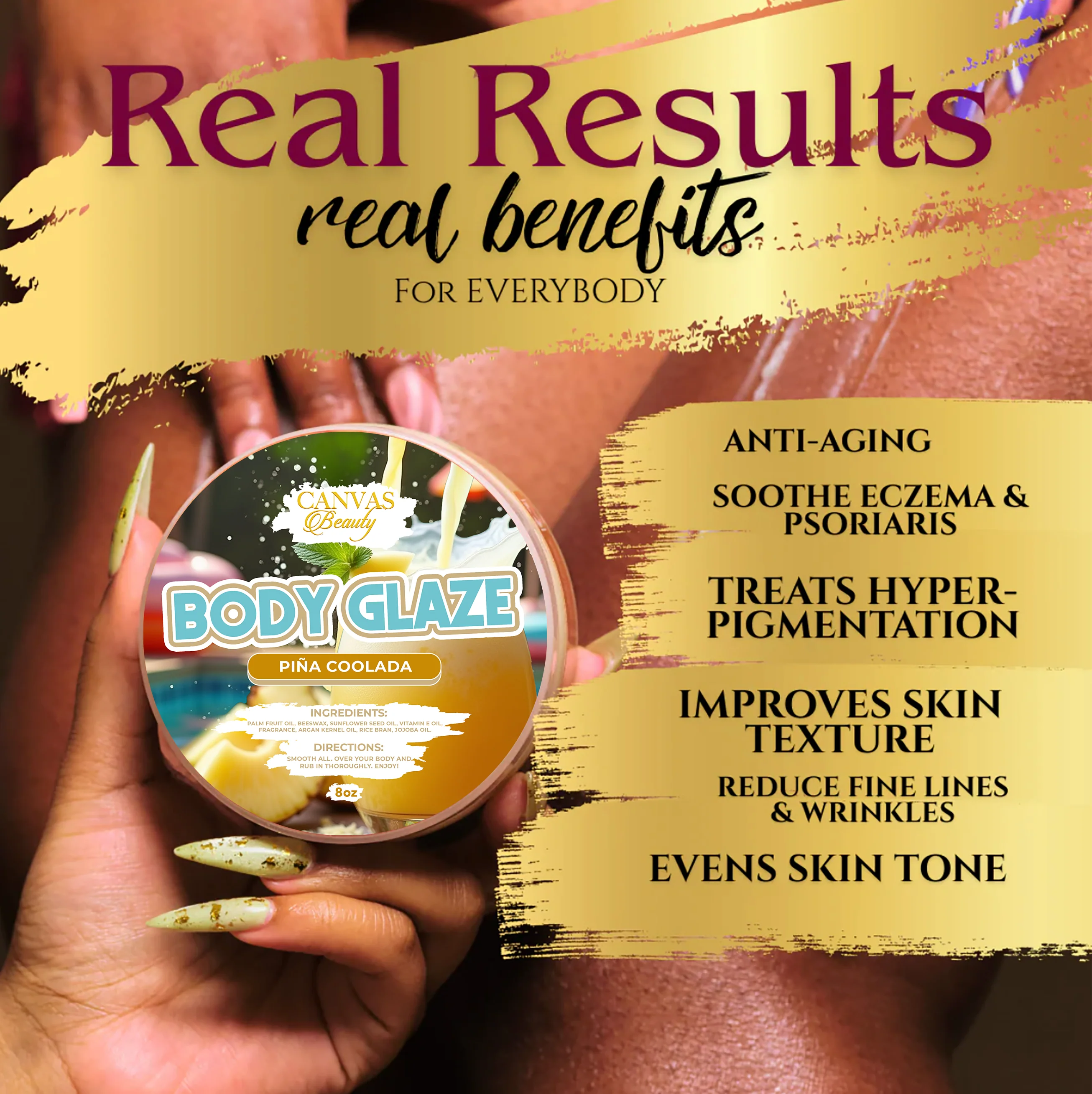 (NEW) BODY GLAZE: PINA COOLADA - Image 2