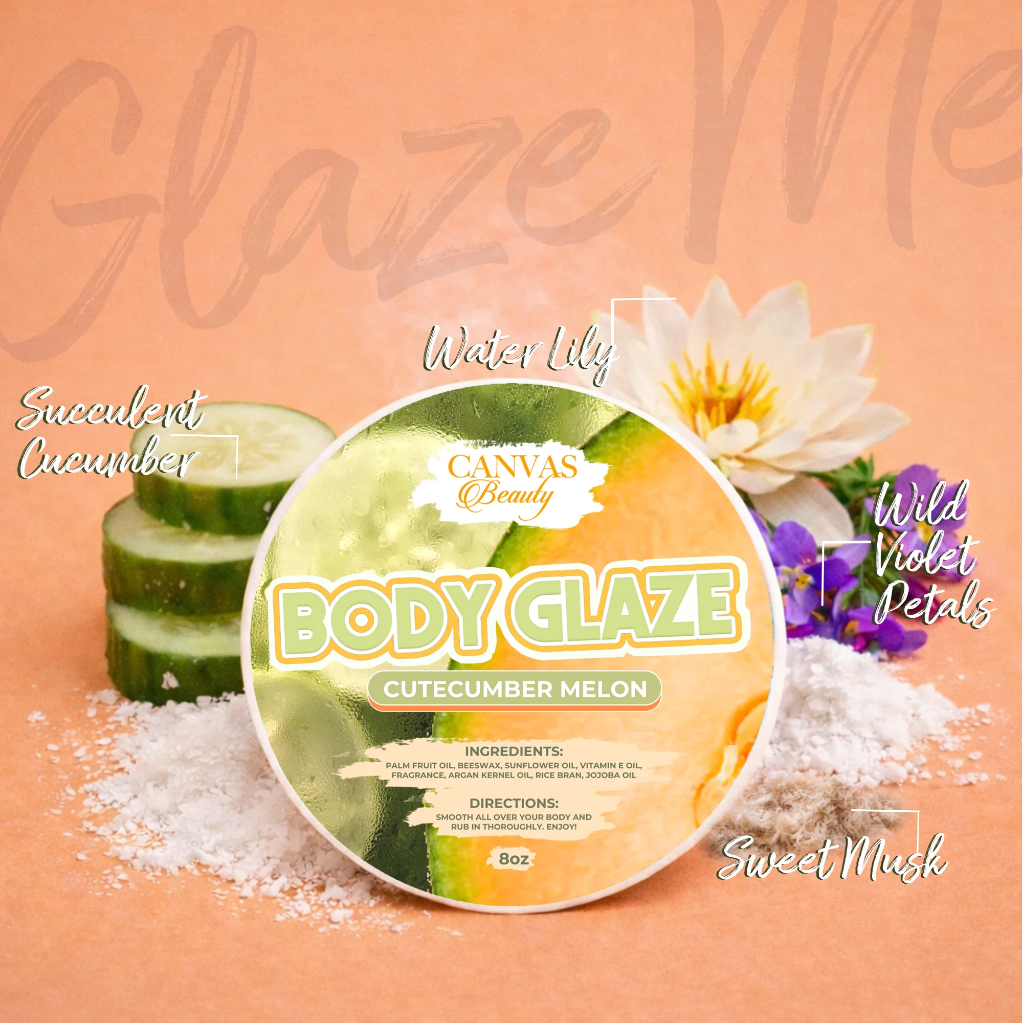 (NEW) BODY GLAZE: CUTECUMBER MELON - Image 3