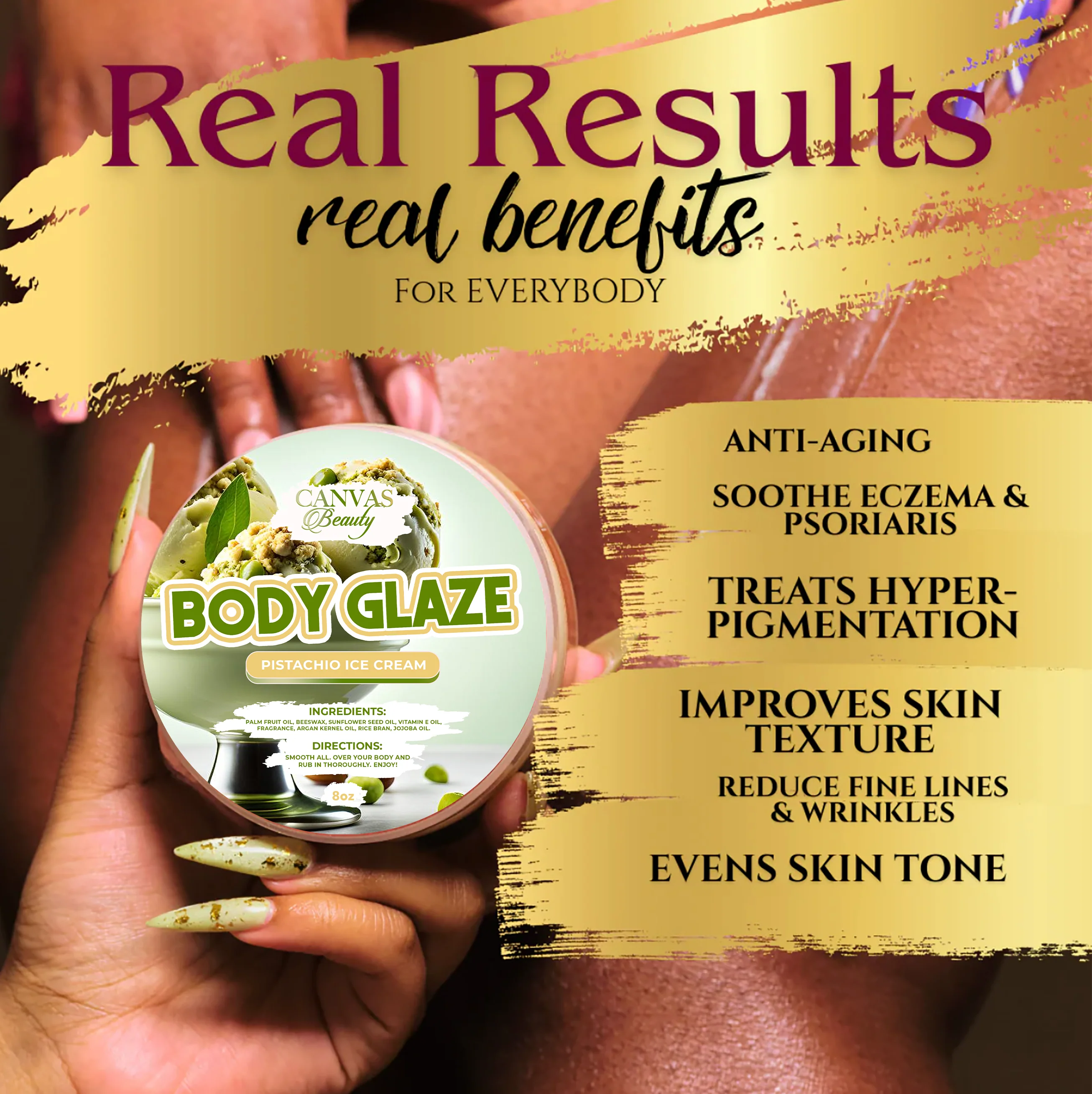 (NEW) BODY GLAZE: MUCHO PISTACHIO - Image 2