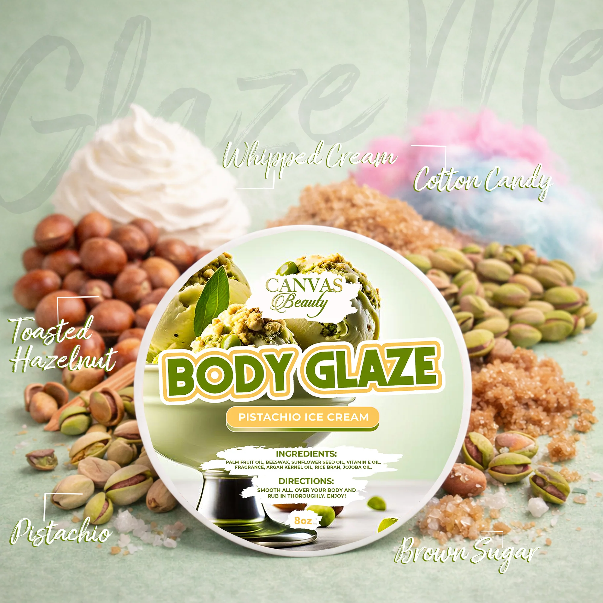 (NEW) BODY GLAZE: MUCHO PISTACHIO - Image 3