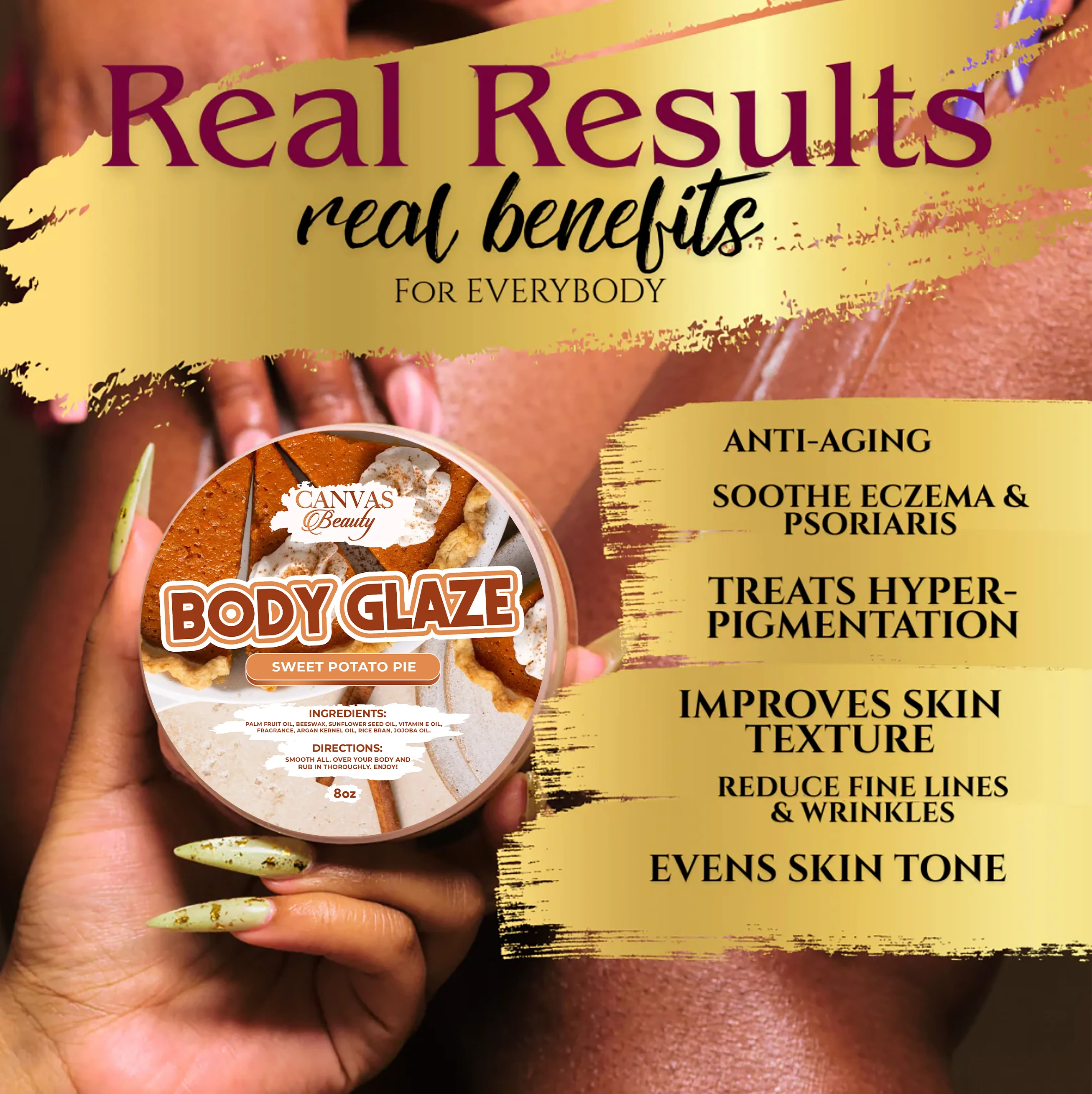 (NEW) BODY GLAZE: SWEET POTATO PIE - Image 2