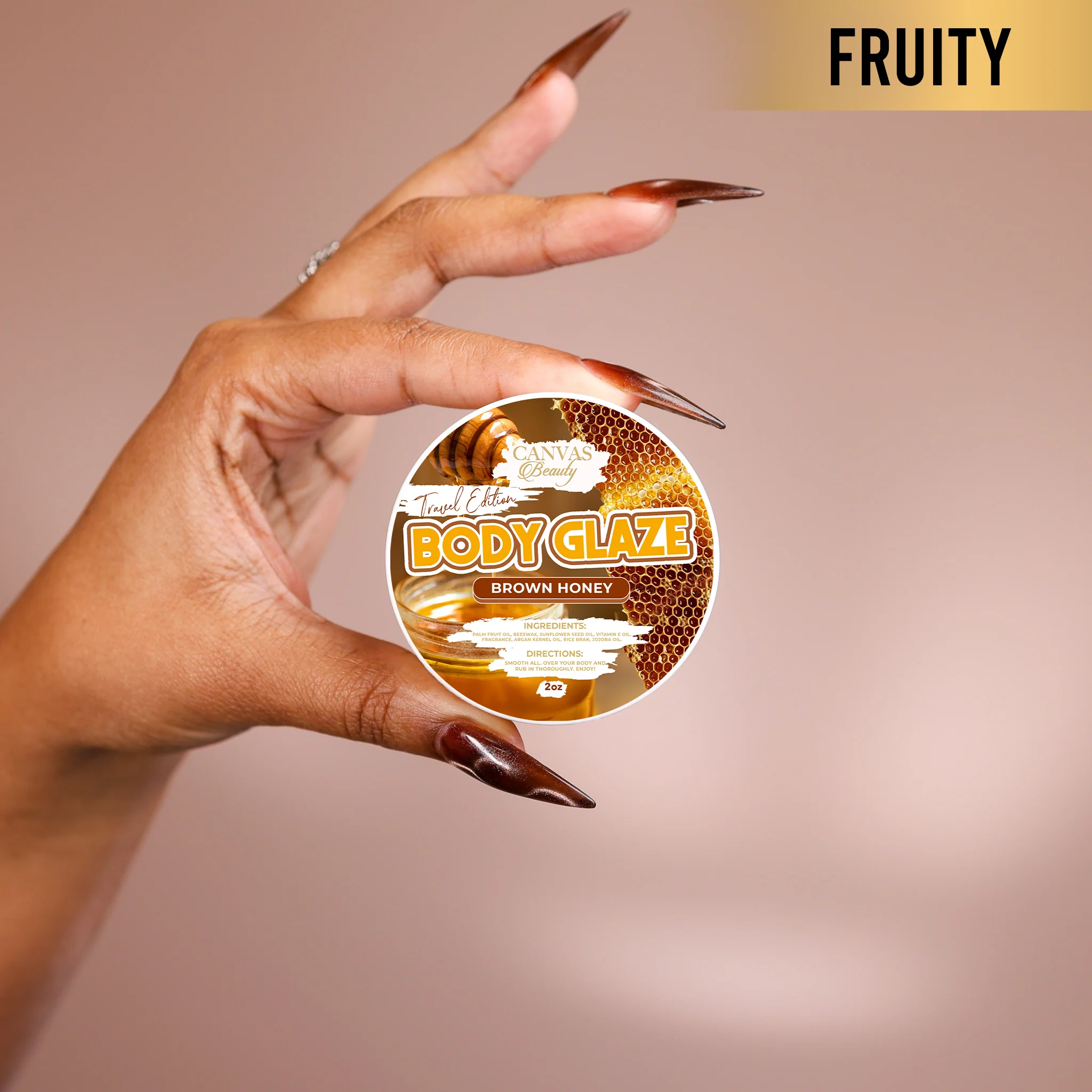 (NEW) TRAVEL GLAZE: BROWN HONEY - Image 2