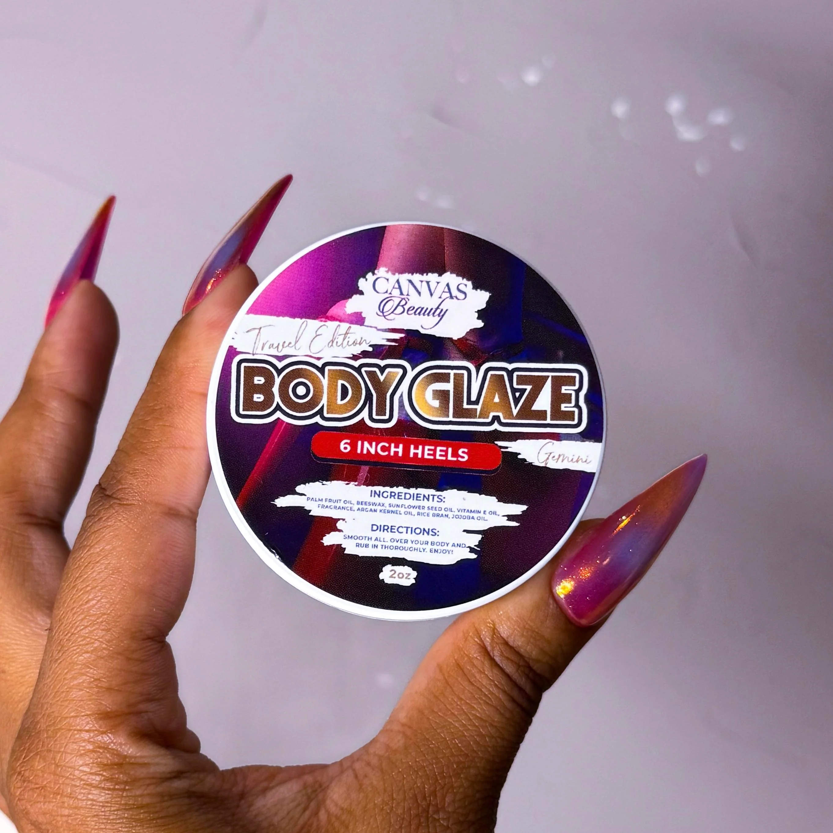 (NEW) TRAVEL GLAZE INSPIRED BY ZODIAC: 6 INCH HEELS (GEMINI) - Image 3