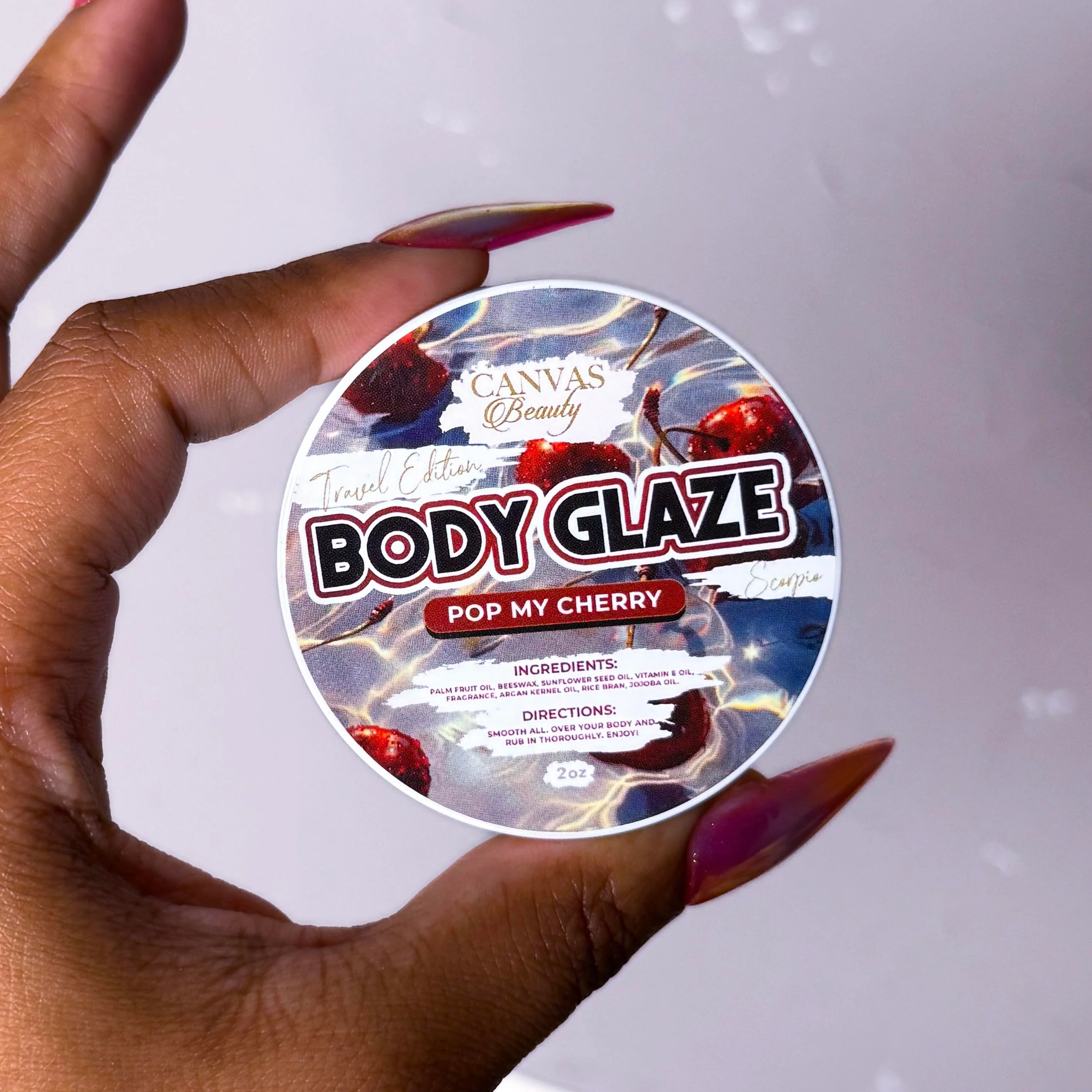(NEW) TRAVEL GLAZE INSPIRED BY ZODIAC: POP MY CHERRY (SCORPIO) - Image 3