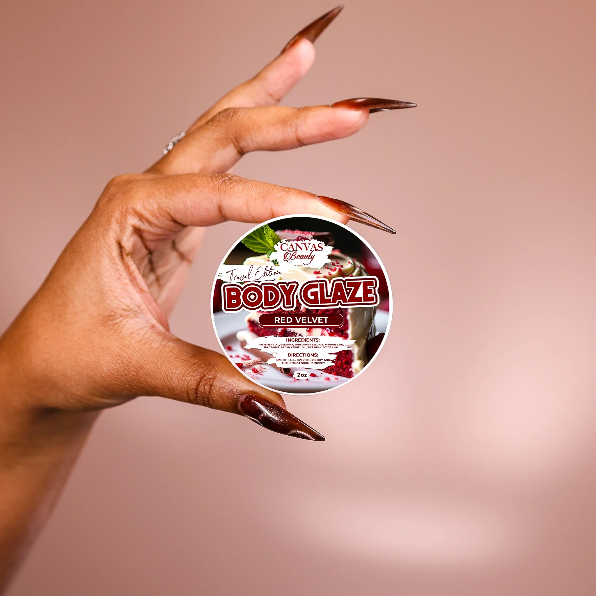 (NEW) TRAVEL GLAZE:  RED VELVET