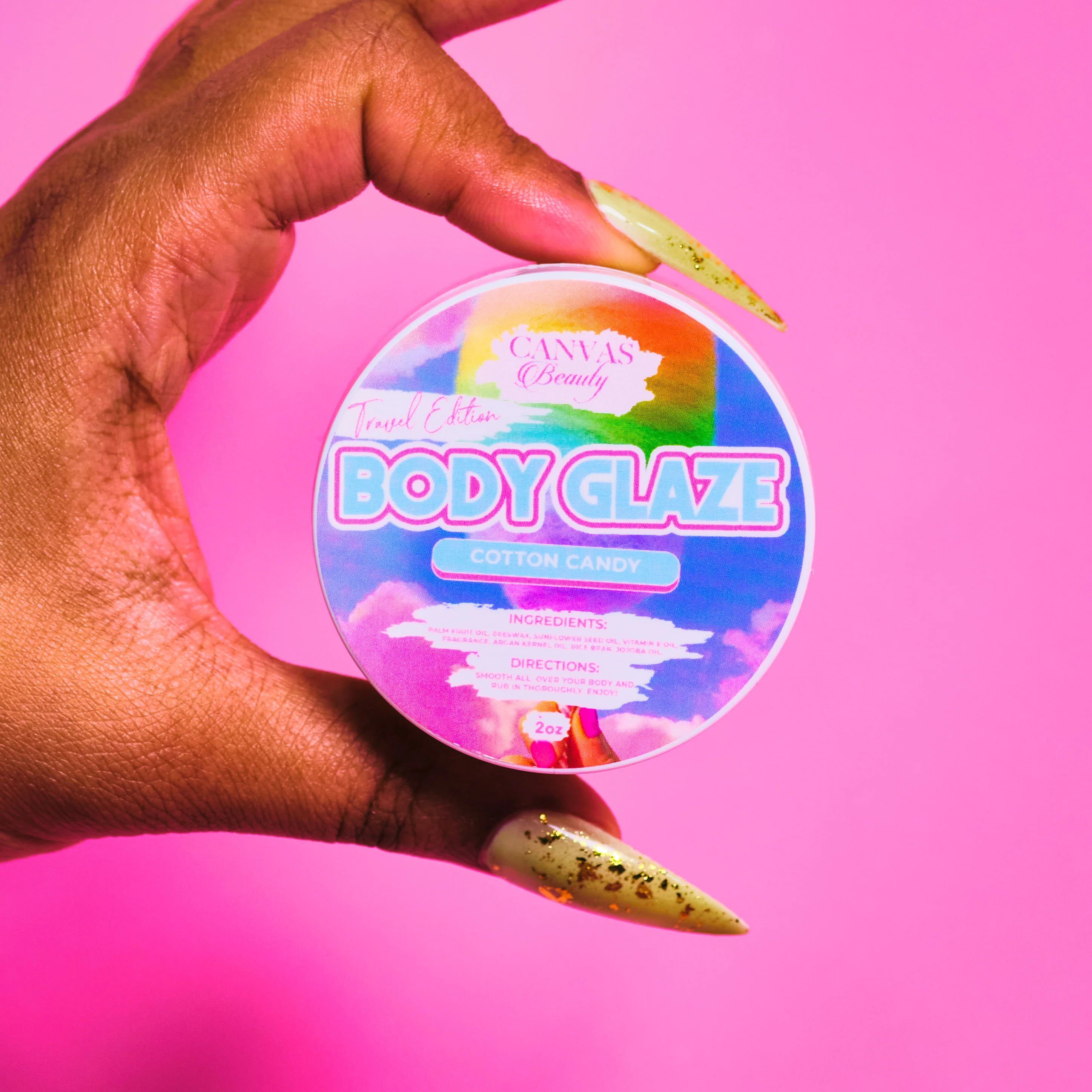 (NEW) TRAVEL GLAZE: COTTON CANDY - Image 3