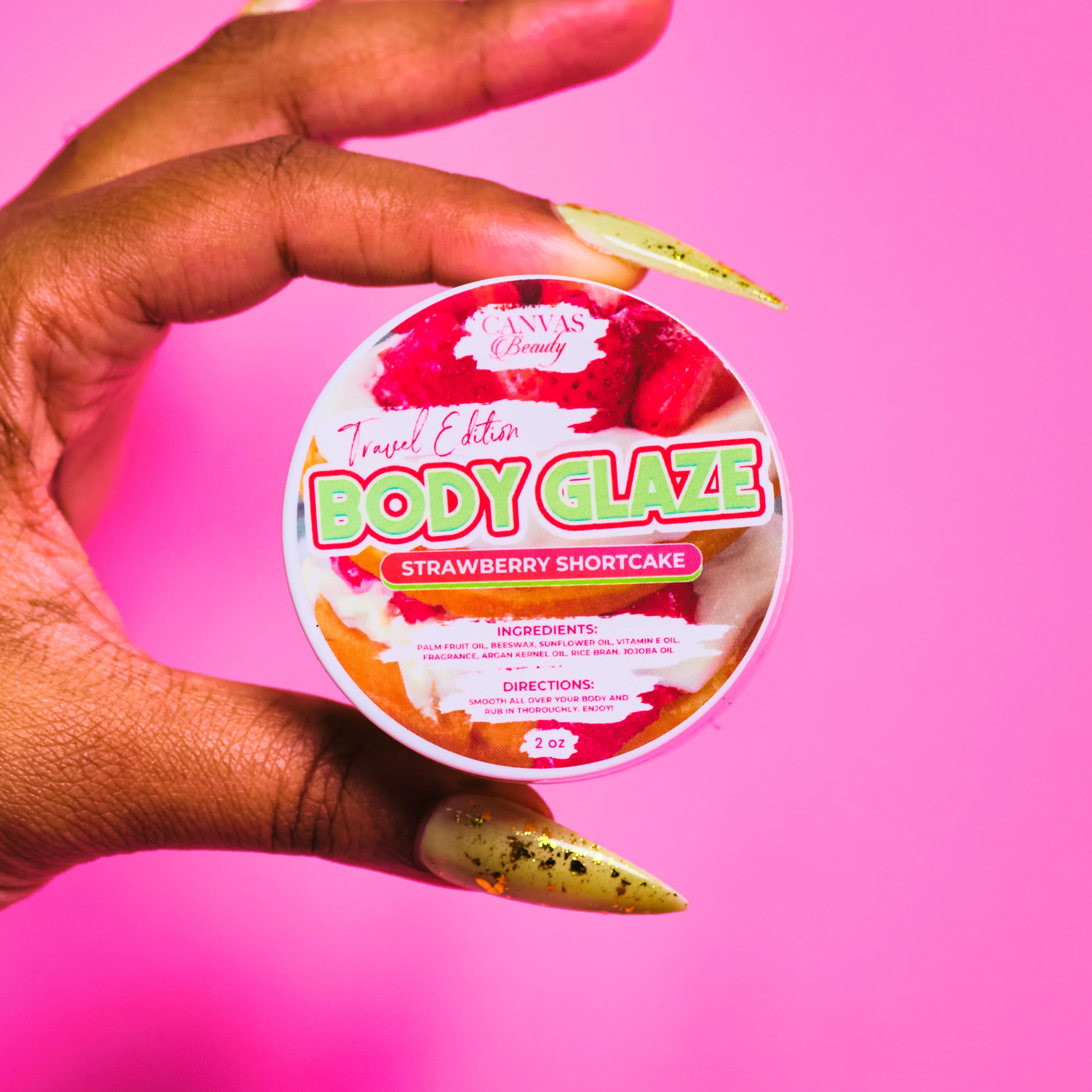 (NEW) TRAVEL GLAZE: STRAWBERRY SHORTCAKE - Image 3