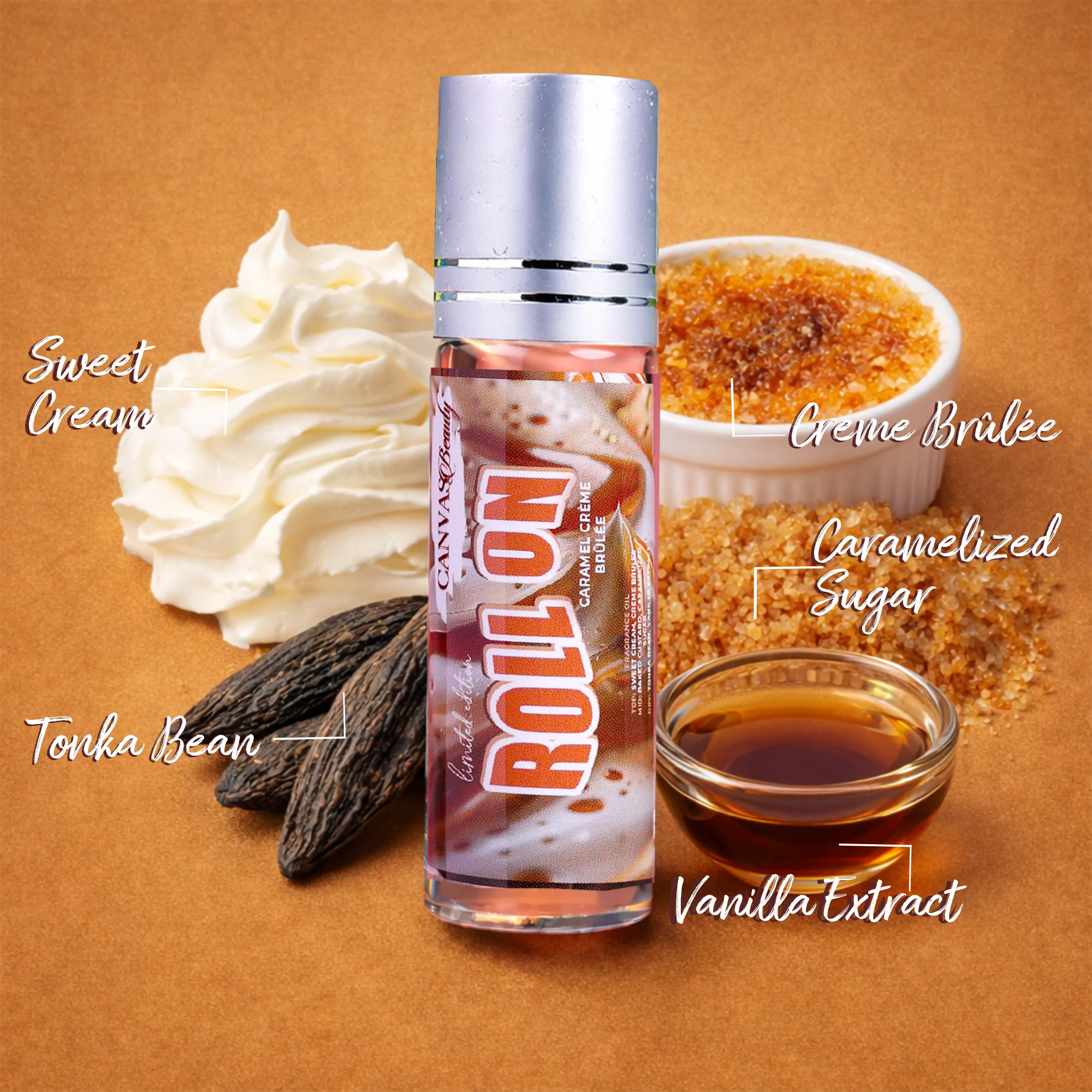 ROLL ON FRAGRANCE OIL: CARAMEL CREME BRULEE - Image 2