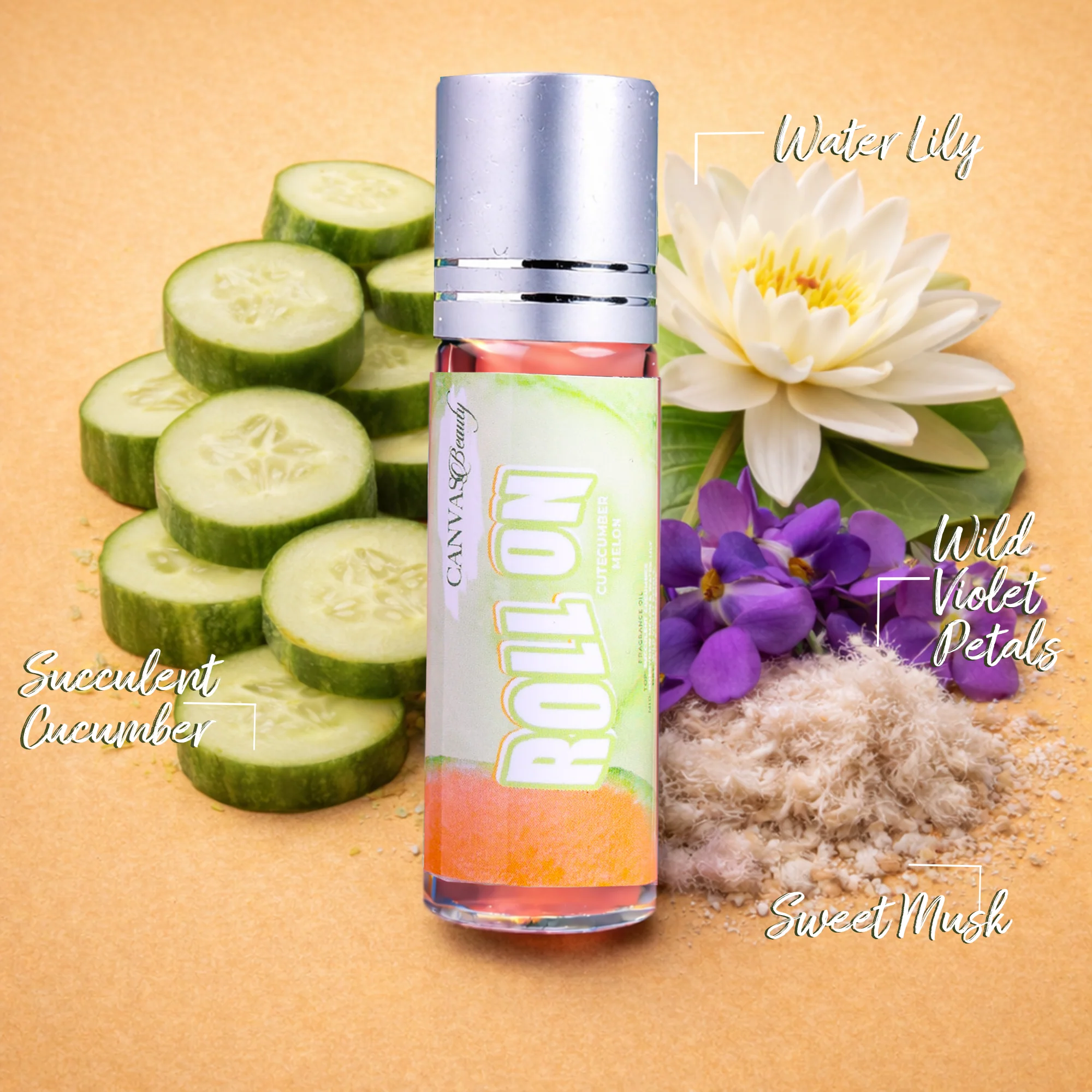 ROLL ON FRAGRANCE OIL: CUTECUMBER MELON - Image 2