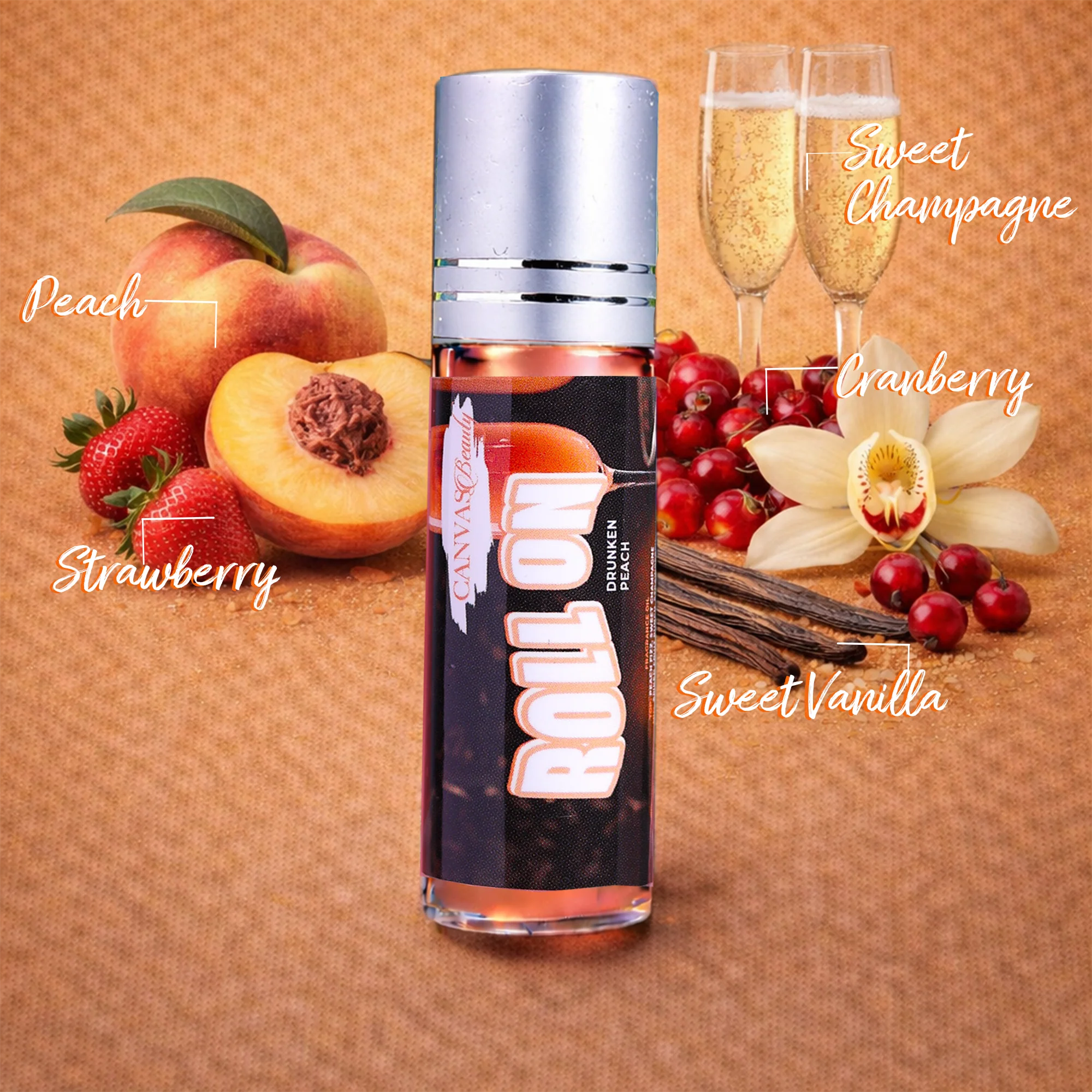 ROLL ON FRAGRANCE OIL: DRUNKEN PEACH - Image 2