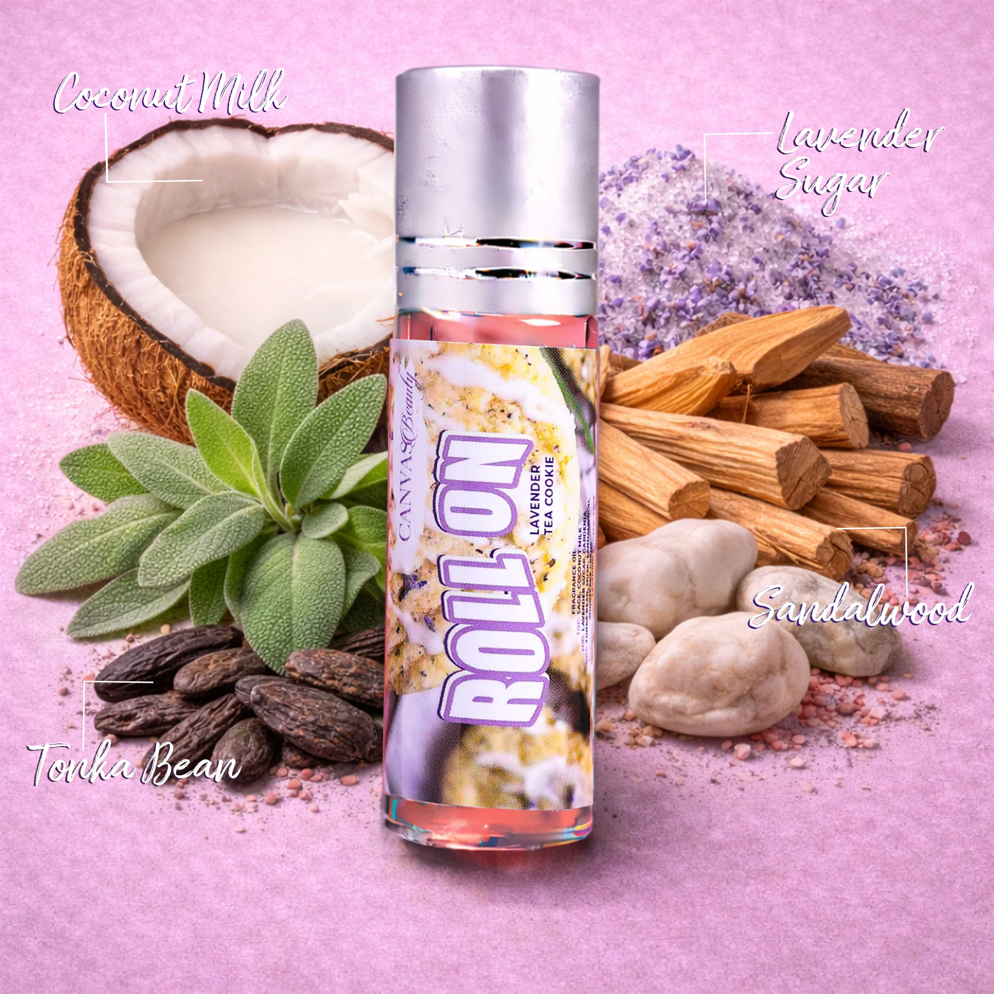 ROLL ON FRAGRANCE OIL: LAVENDER TEA COOKIE - Image 2